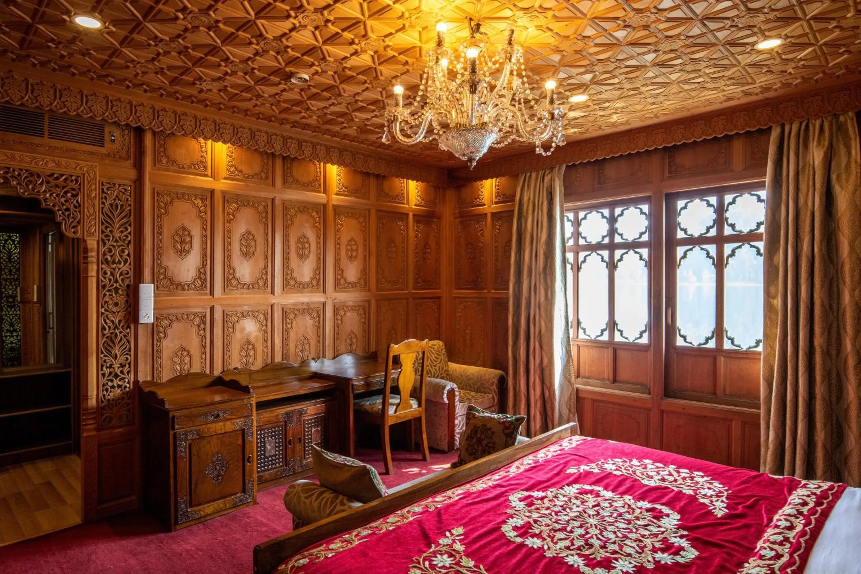 Bedroom in Mascot Houseboats