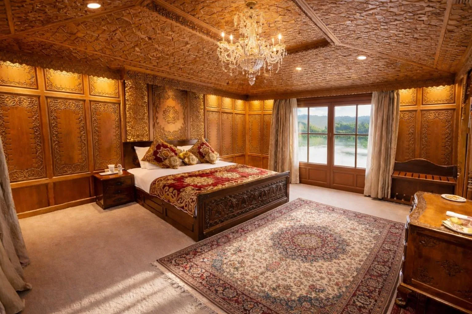 Bedroom, Bed in Mascot Houseboats