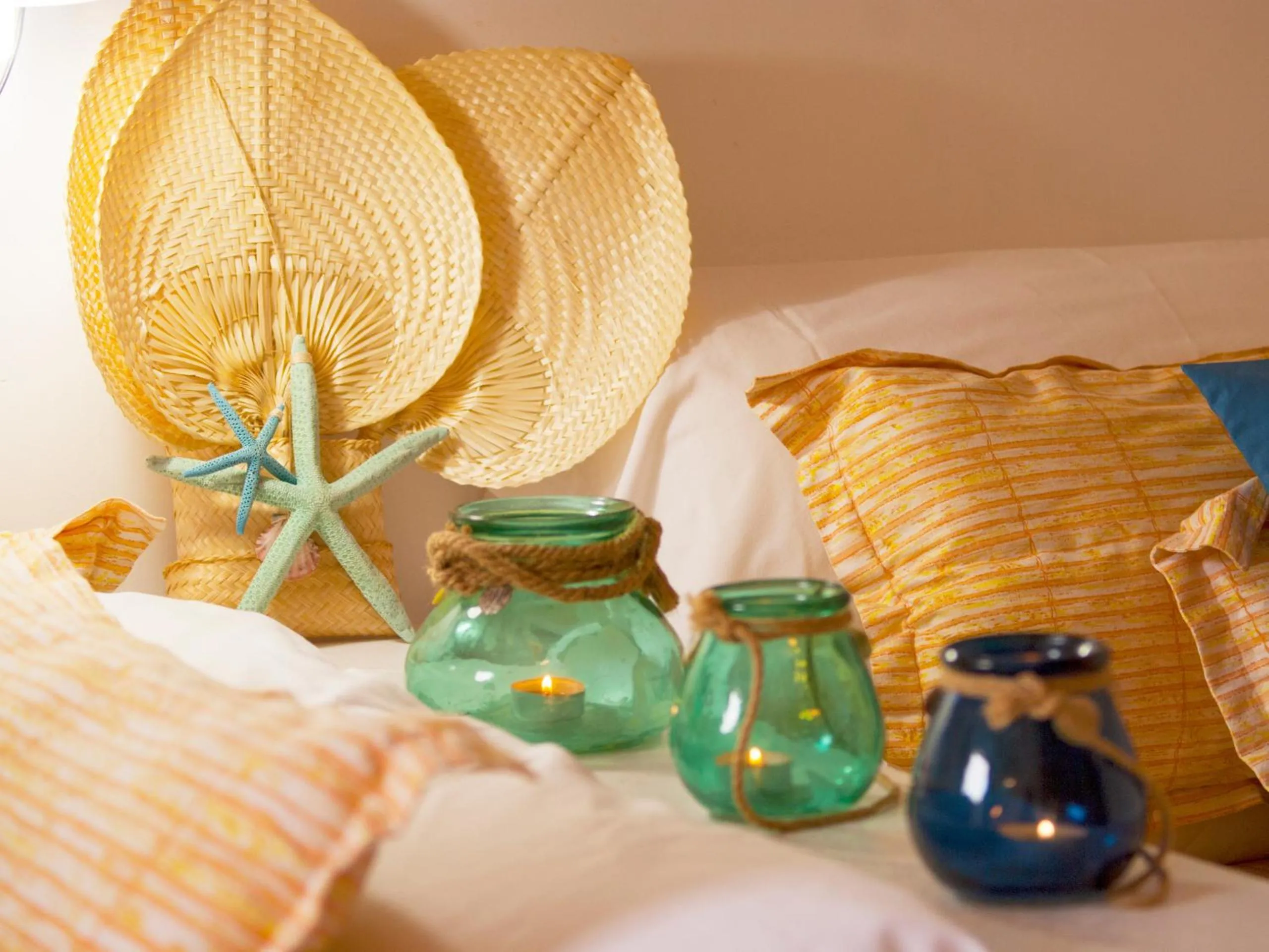 Decorative detail in Villa Camila para 7 junto a playa de Sant Pere