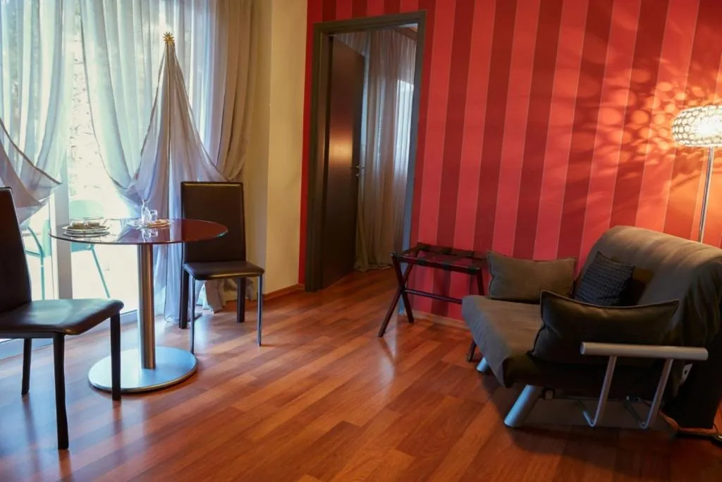 Seating area in Athens Habitat