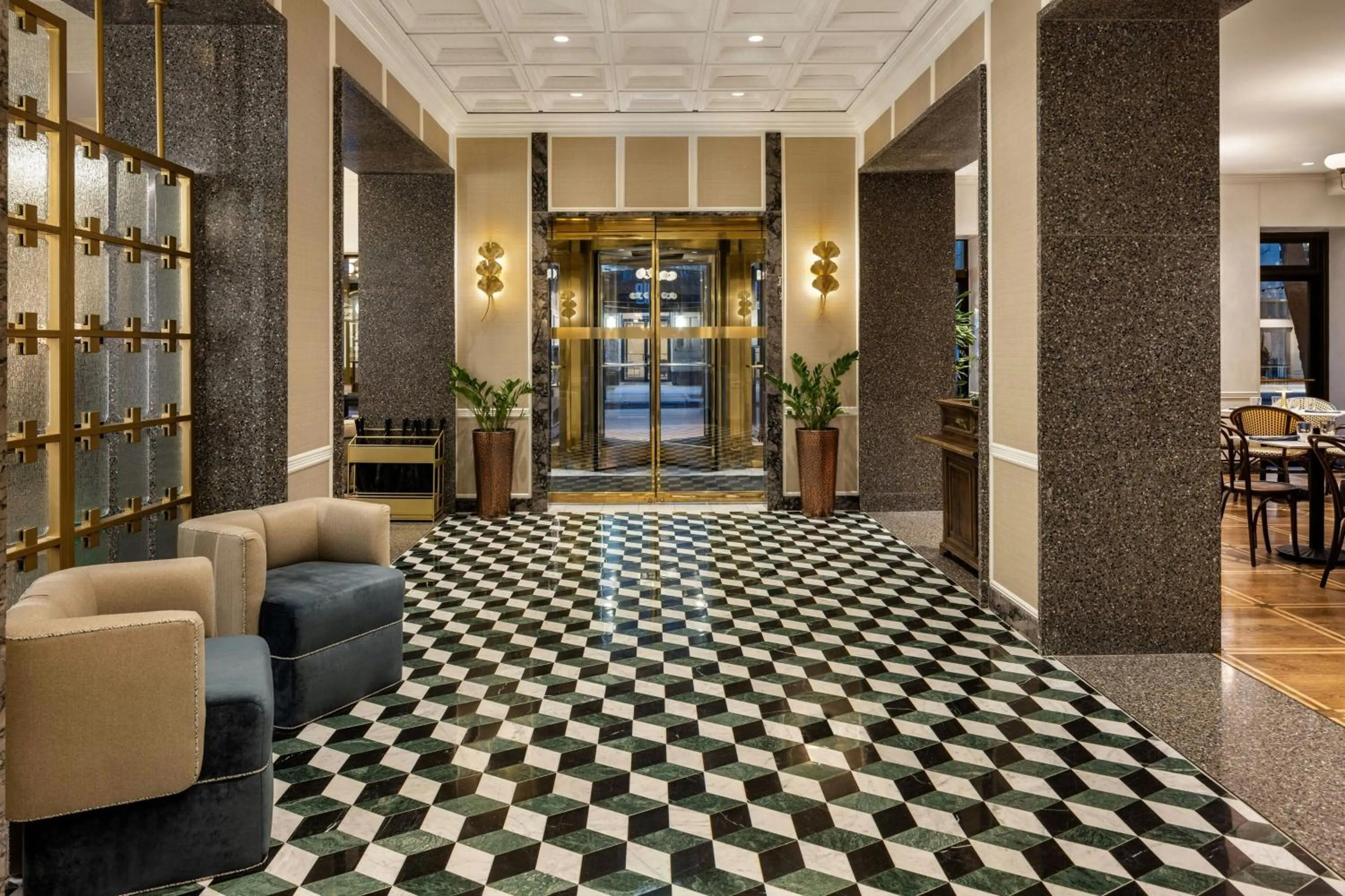 Lobby or reception in The Talbott, Autograph Collection