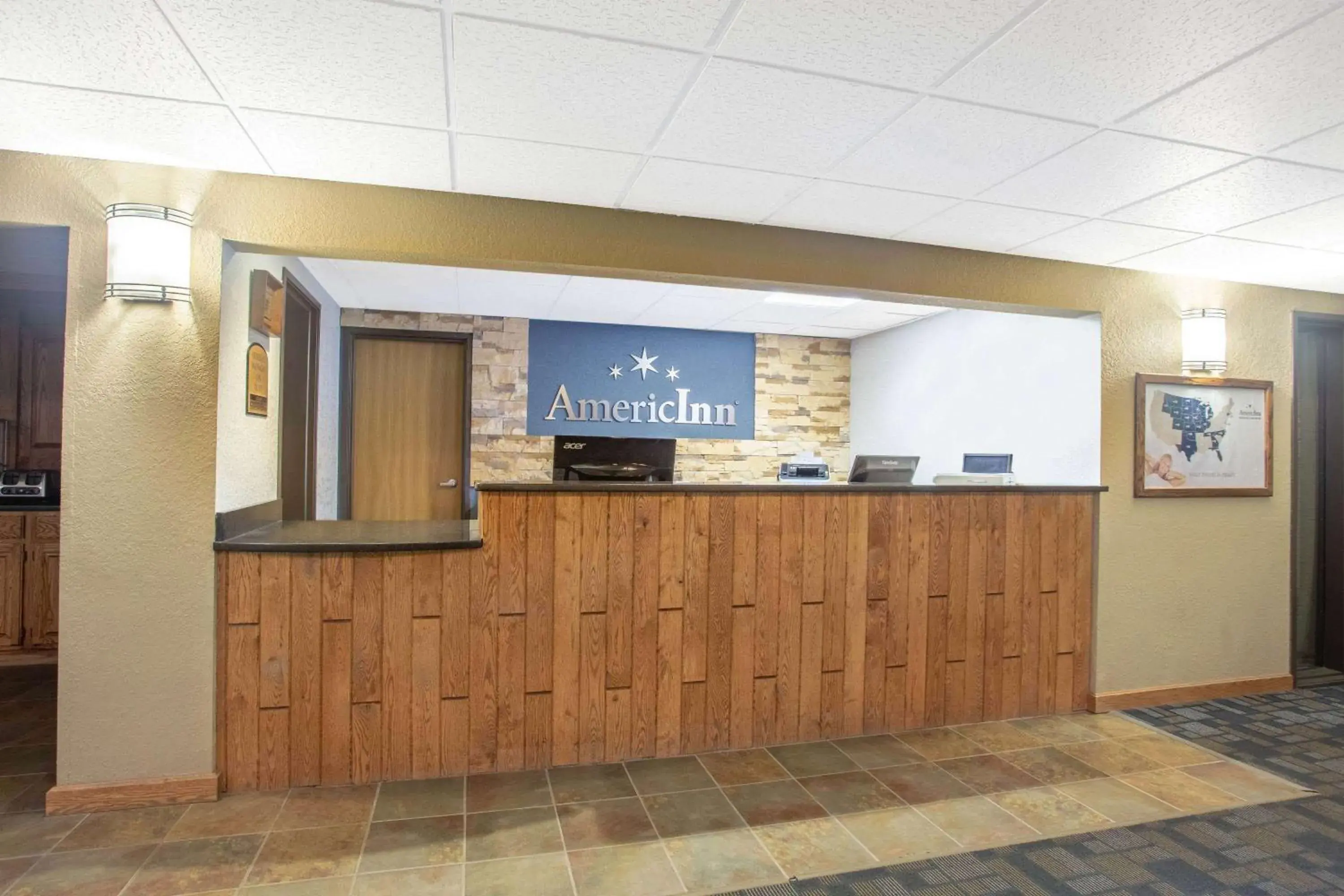 Lobby or reception in AmericInn by Wyndham Hayward Lobby or reception in AmericInn by Wyndham Hayward