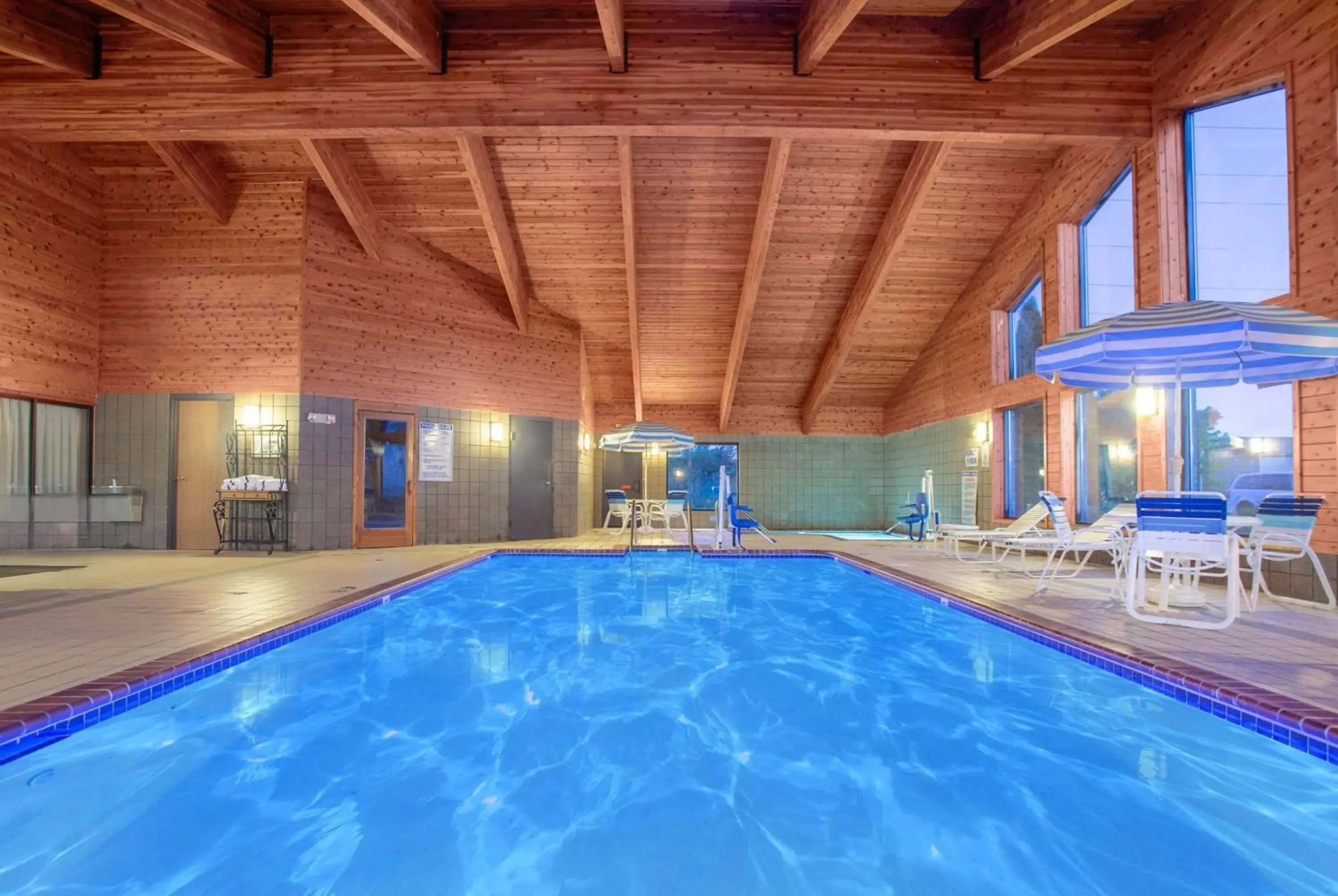 Pool view in AmericInn by Wyndham Hayward Pool view in AmericInn by Wyndham Hayward