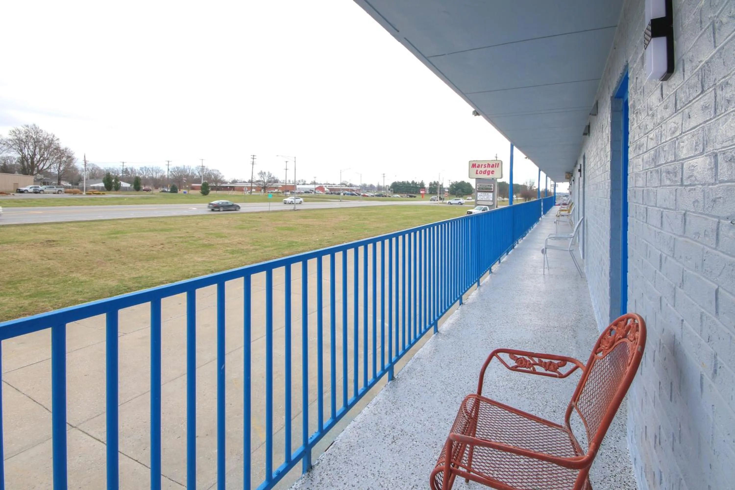Balcony/Terrace in Marshall Lodge By OYO Hwy 65