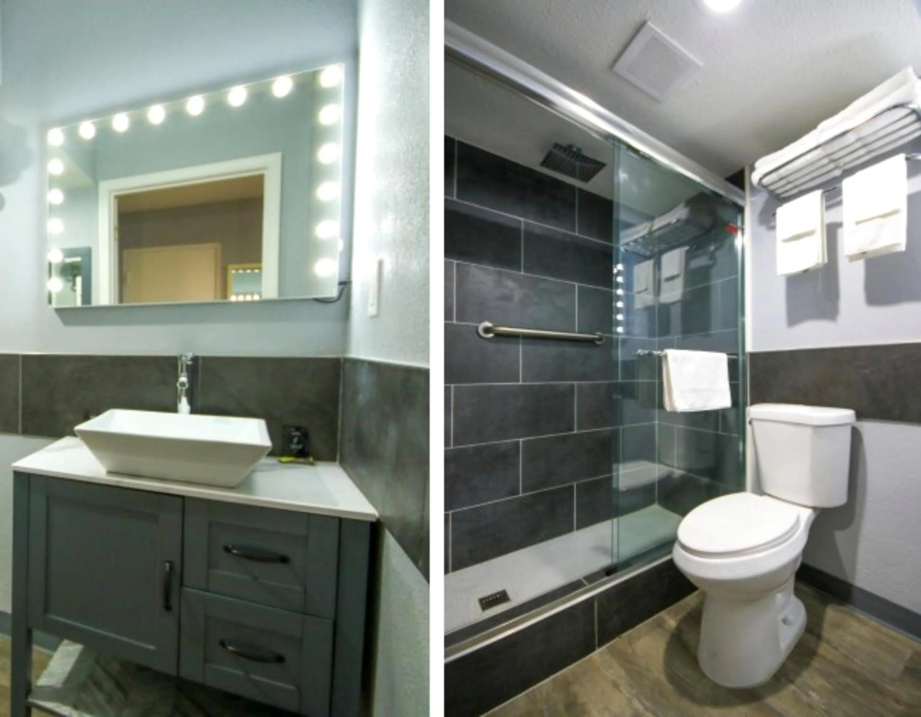 Bathroom in Marshall Lodge By OYO Hwy 65