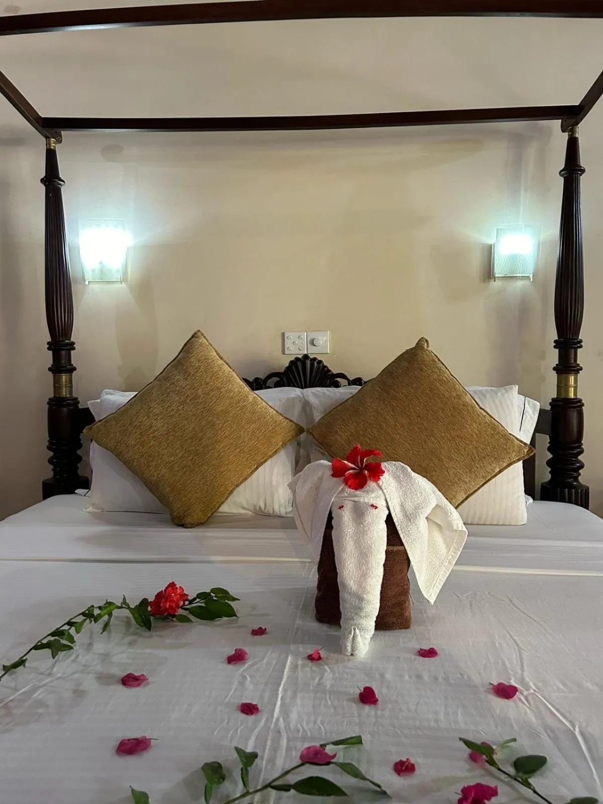 Bed in Traum Villa
