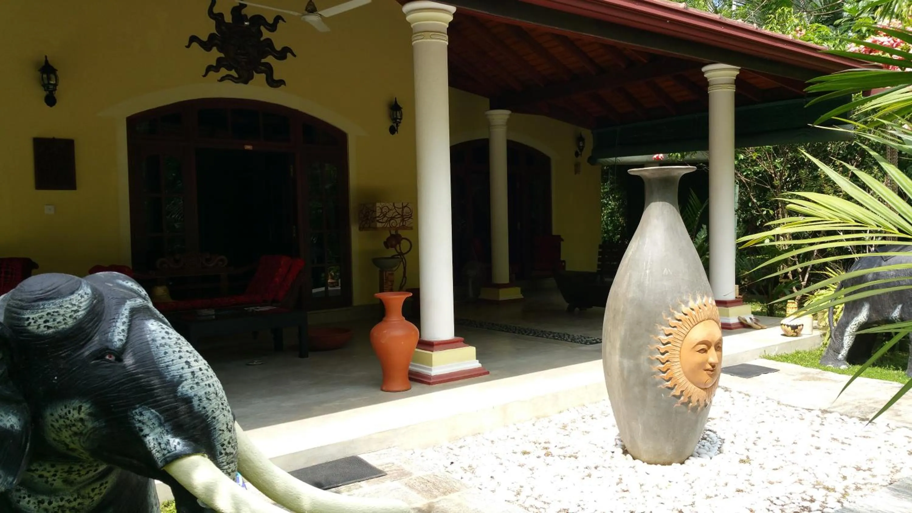 Garden view in Traum Villa
