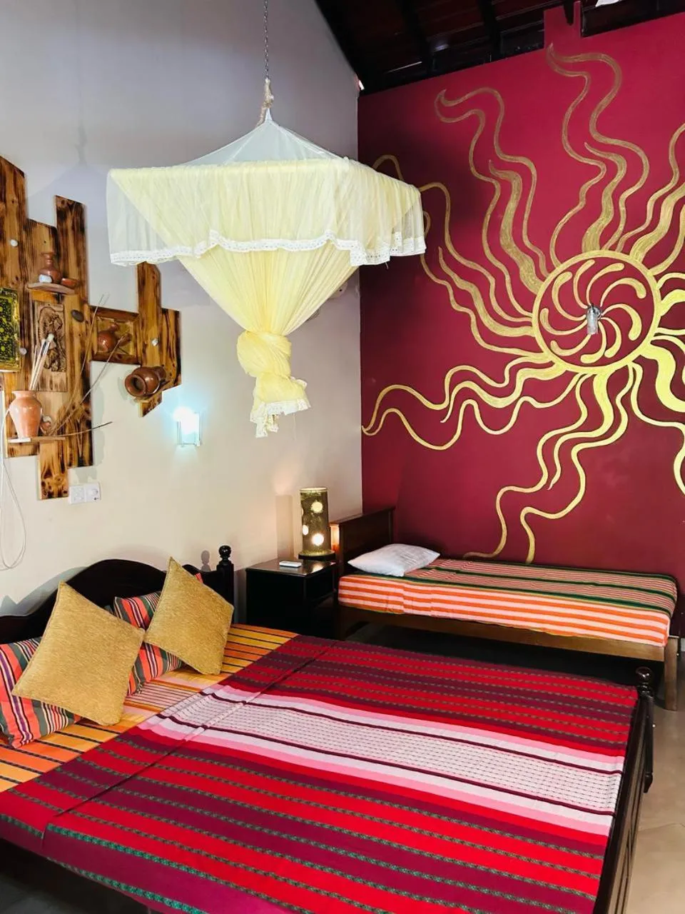Bed in Traum Villa