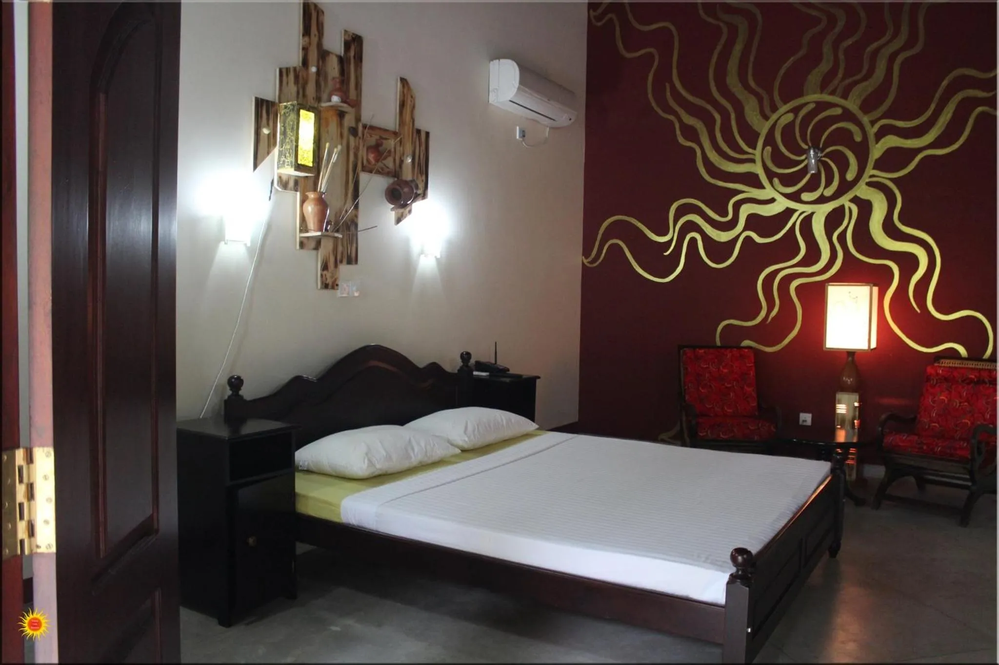 Decorative detail, Bed in Traum Villa