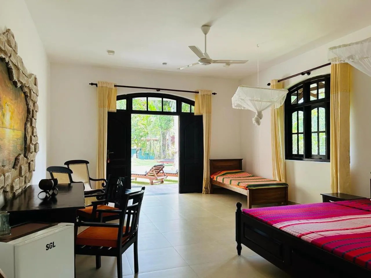 Bed in Traum Villa