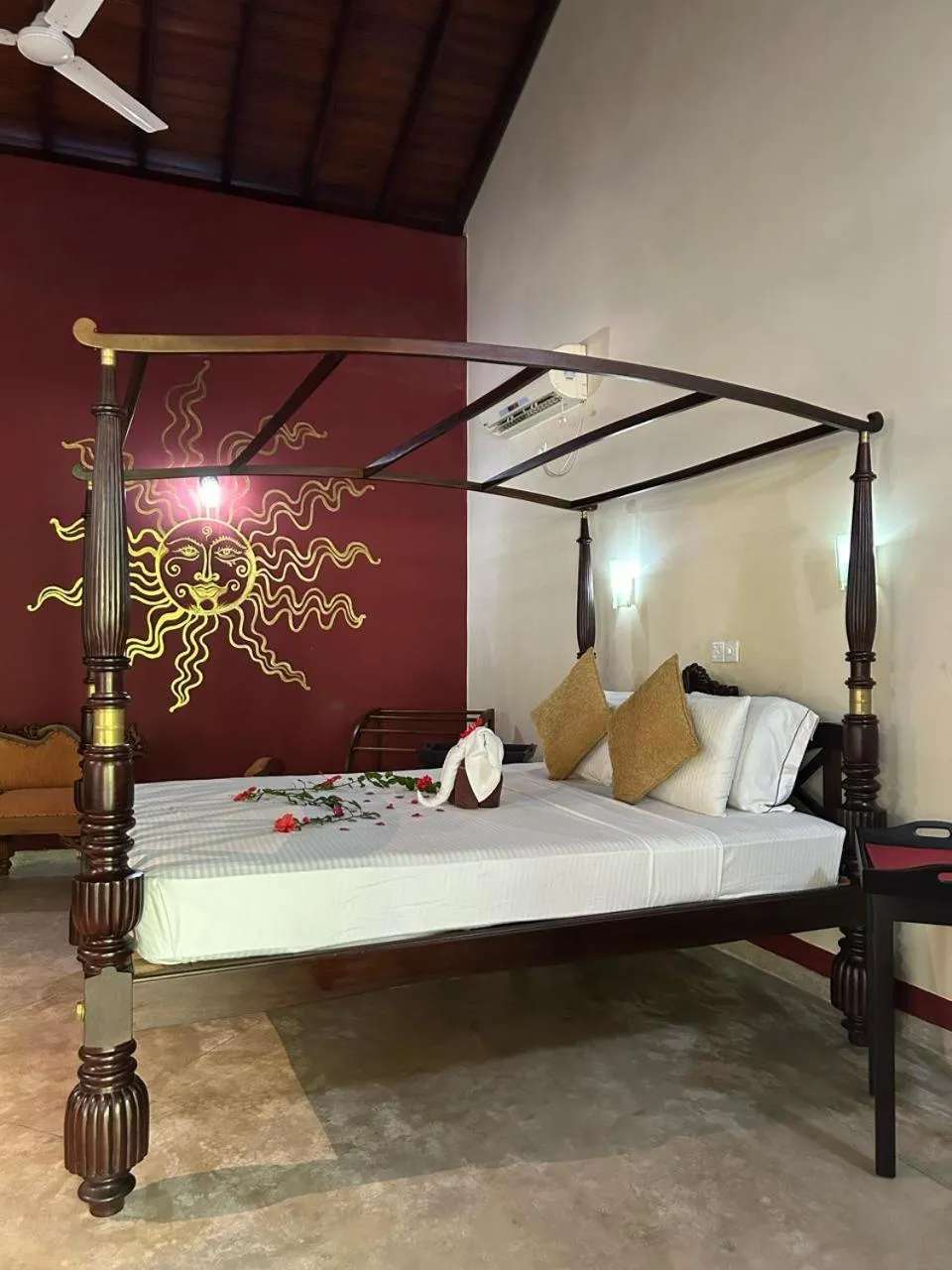 Bed in Traum Villa