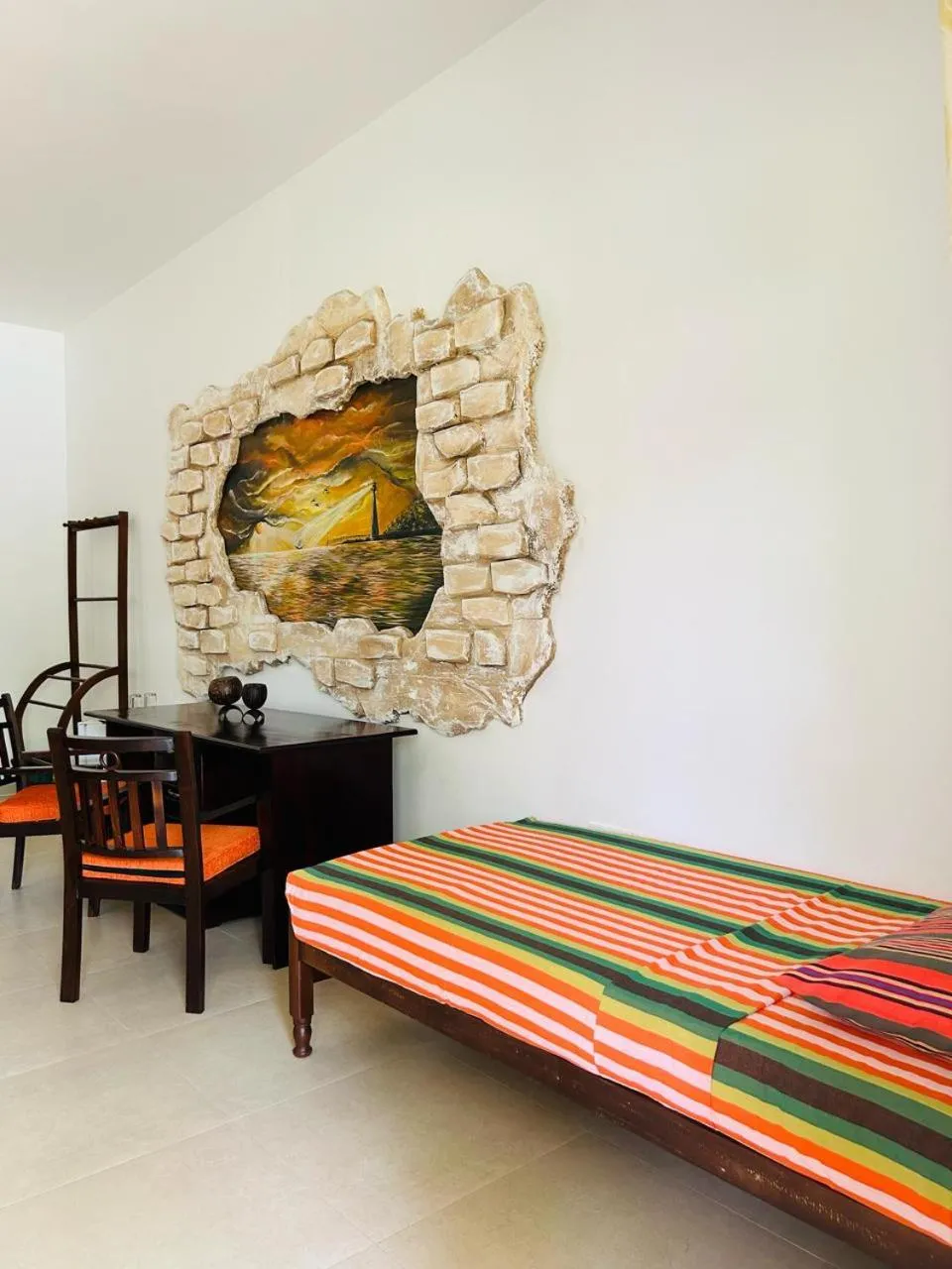 Bed in Traum Villa