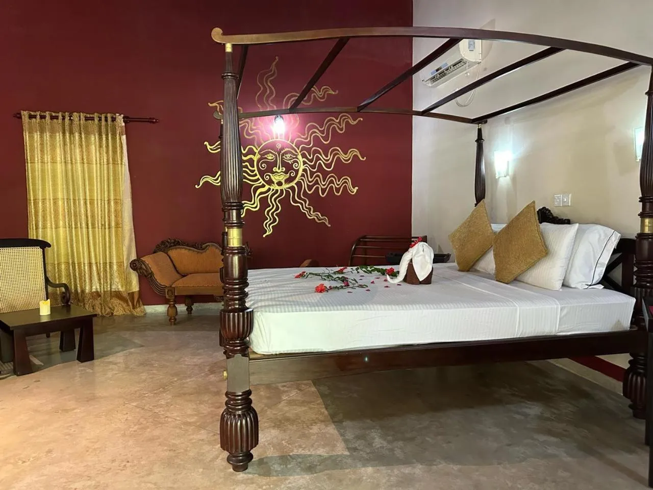 Bed in Traum Villa