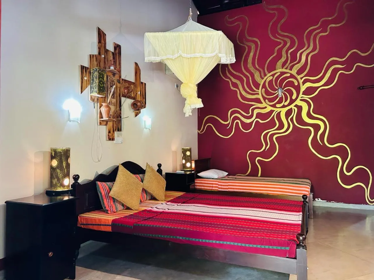 Bed in Traum Villa