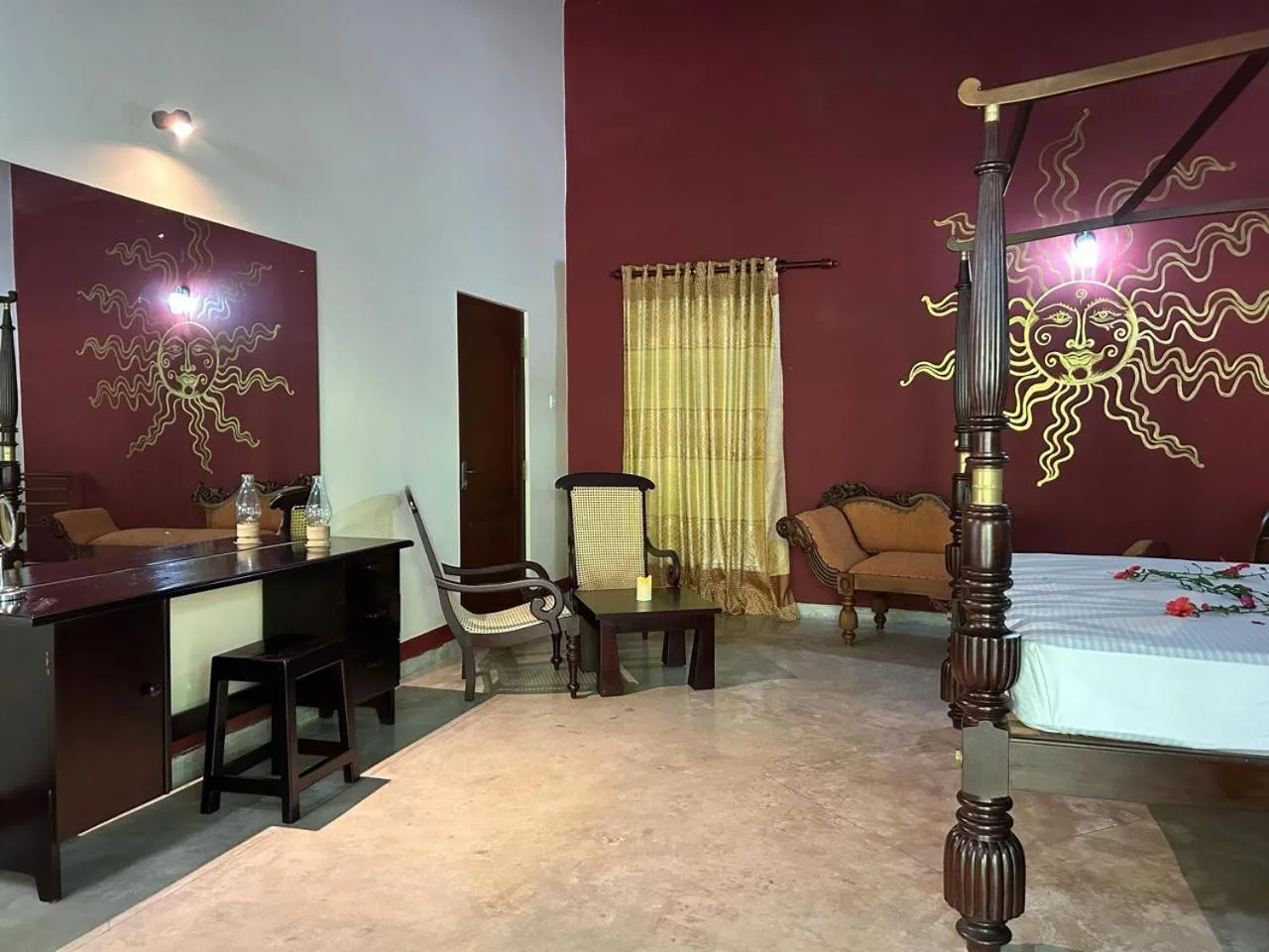Bed in Traum Villa