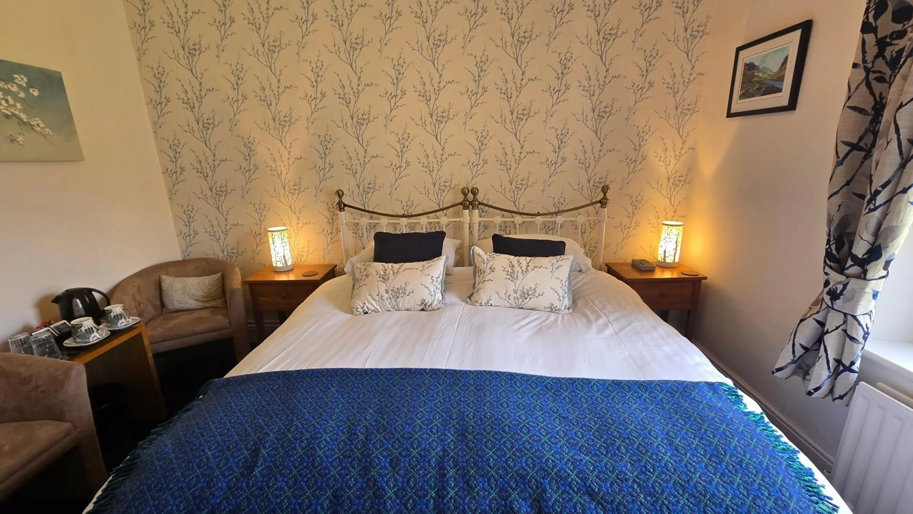 Bed in Bod Gwynedd Bed and Breakfast