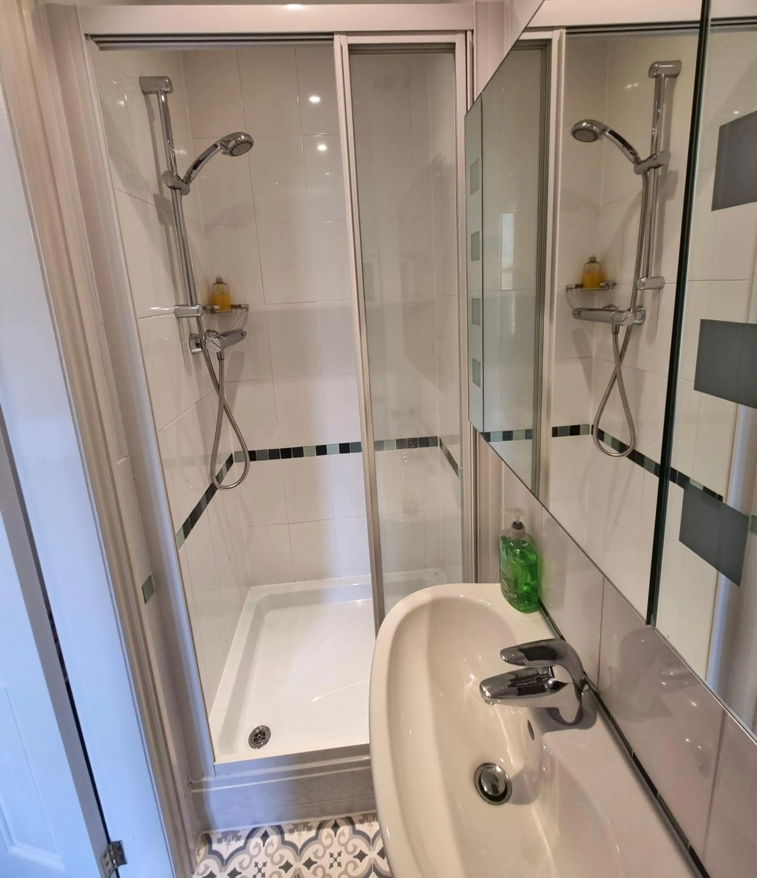 Shower in Bod Gwynedd Bed and Breakfast