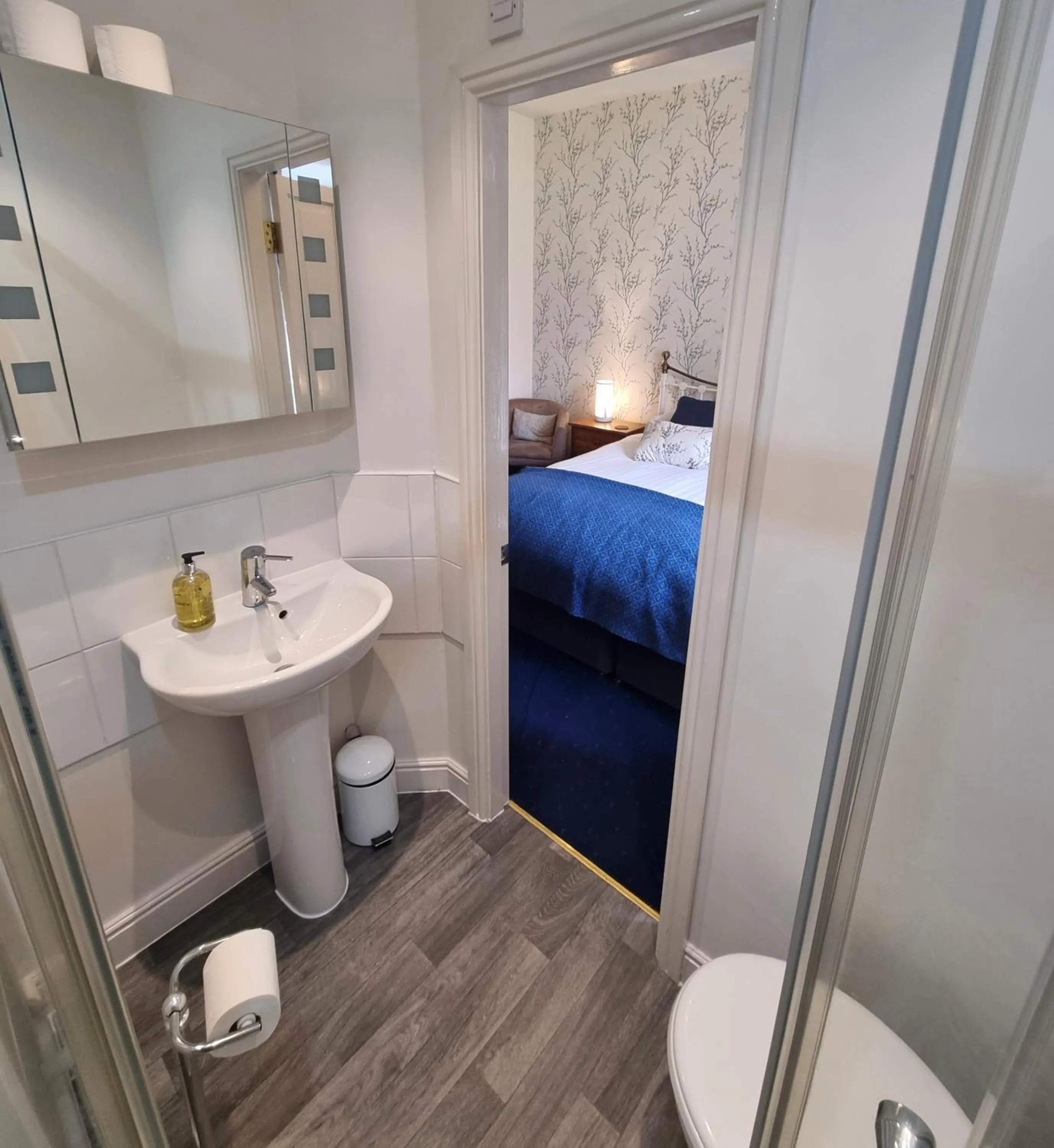 Bathroom, Bed in Bod Gwynedd Bed and Breakfast