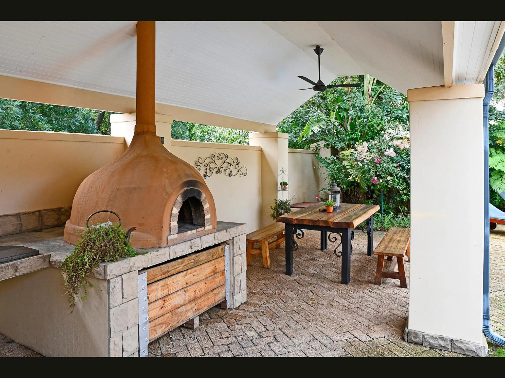 Patio in Petit & Grande Plaisir luxury self-catering