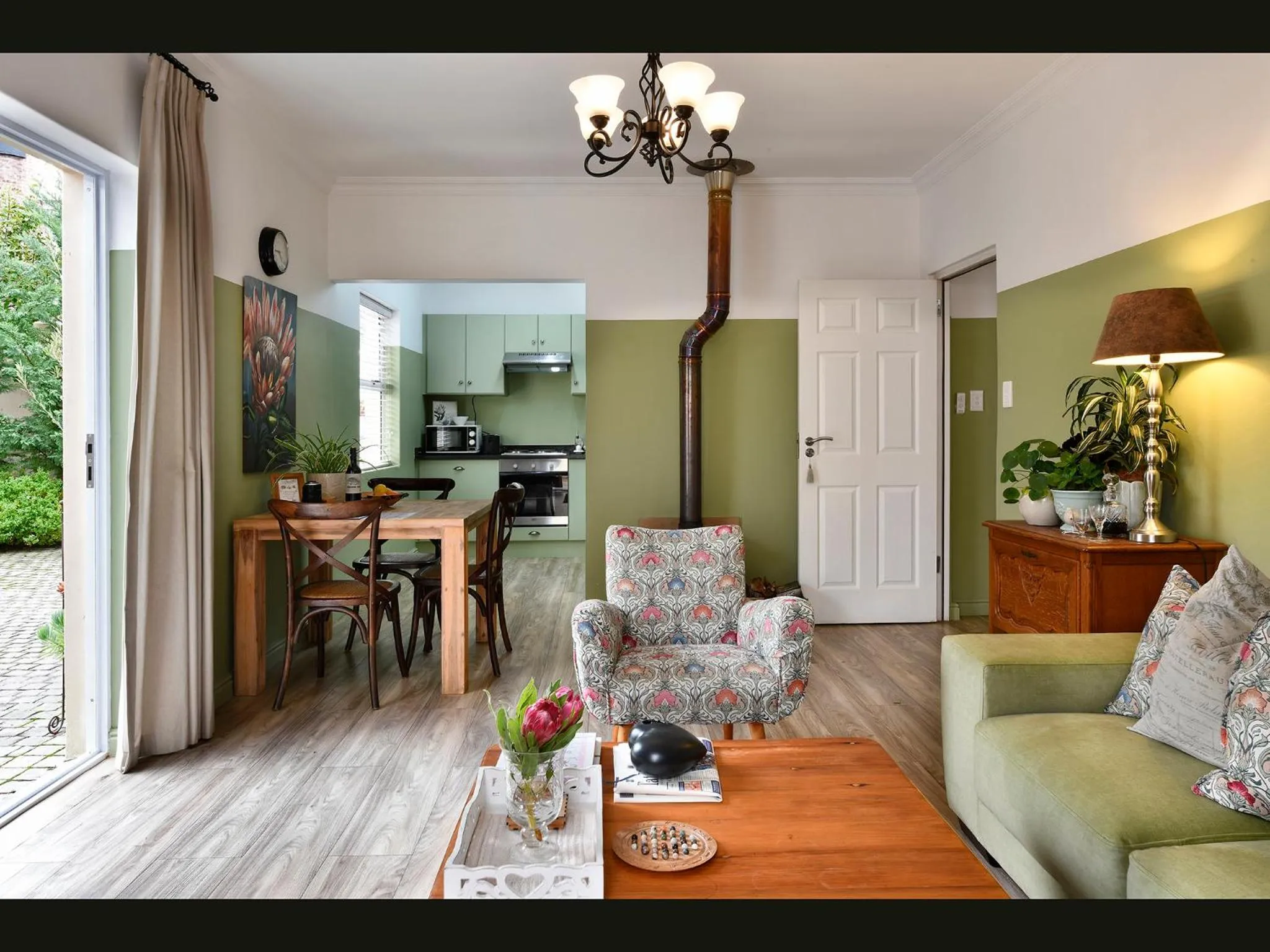 Living room in Petit & Grande Plaisir luxury self-catering