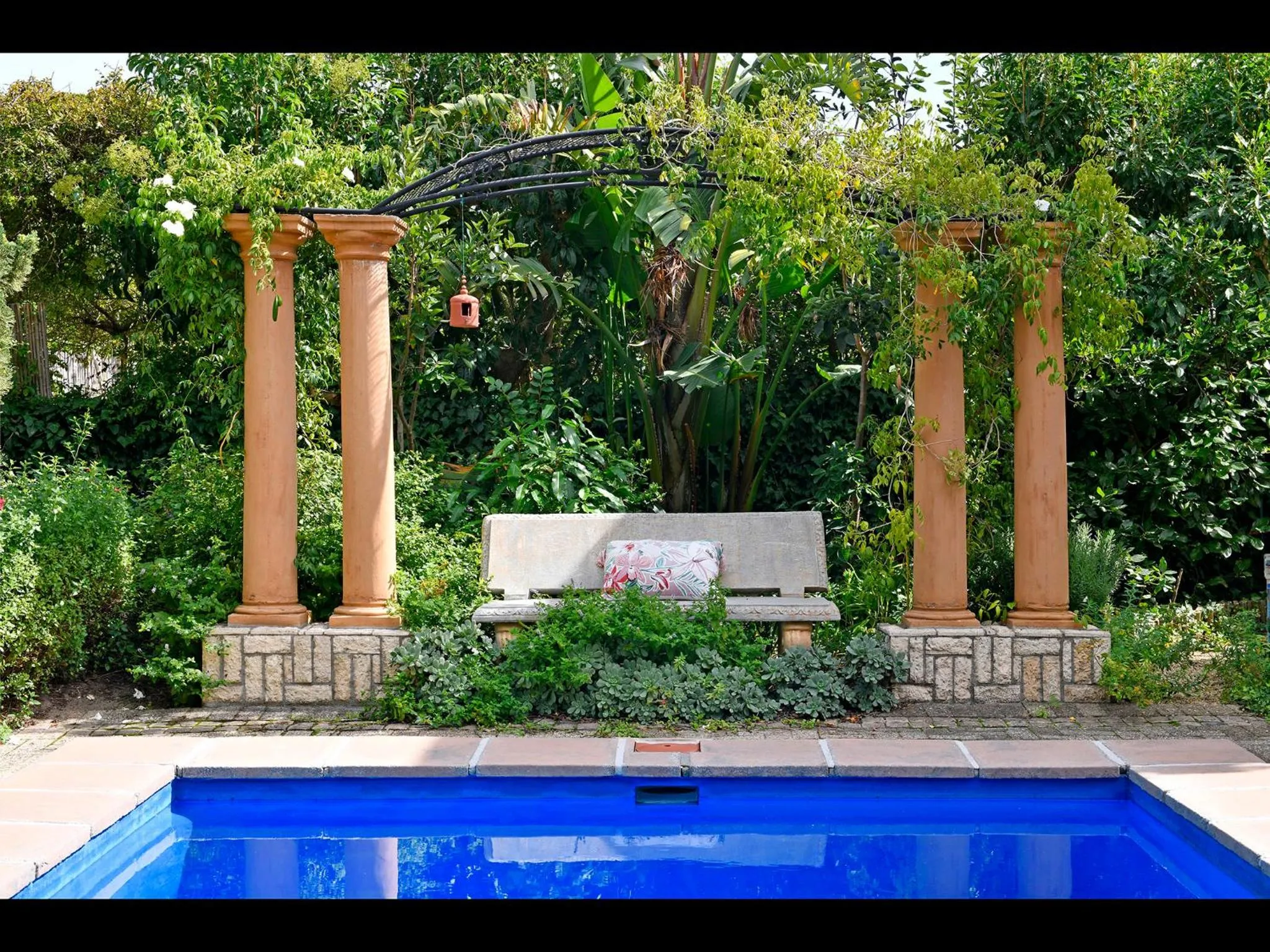 Garden in Petit & Grande Plaisir luxury self-catering