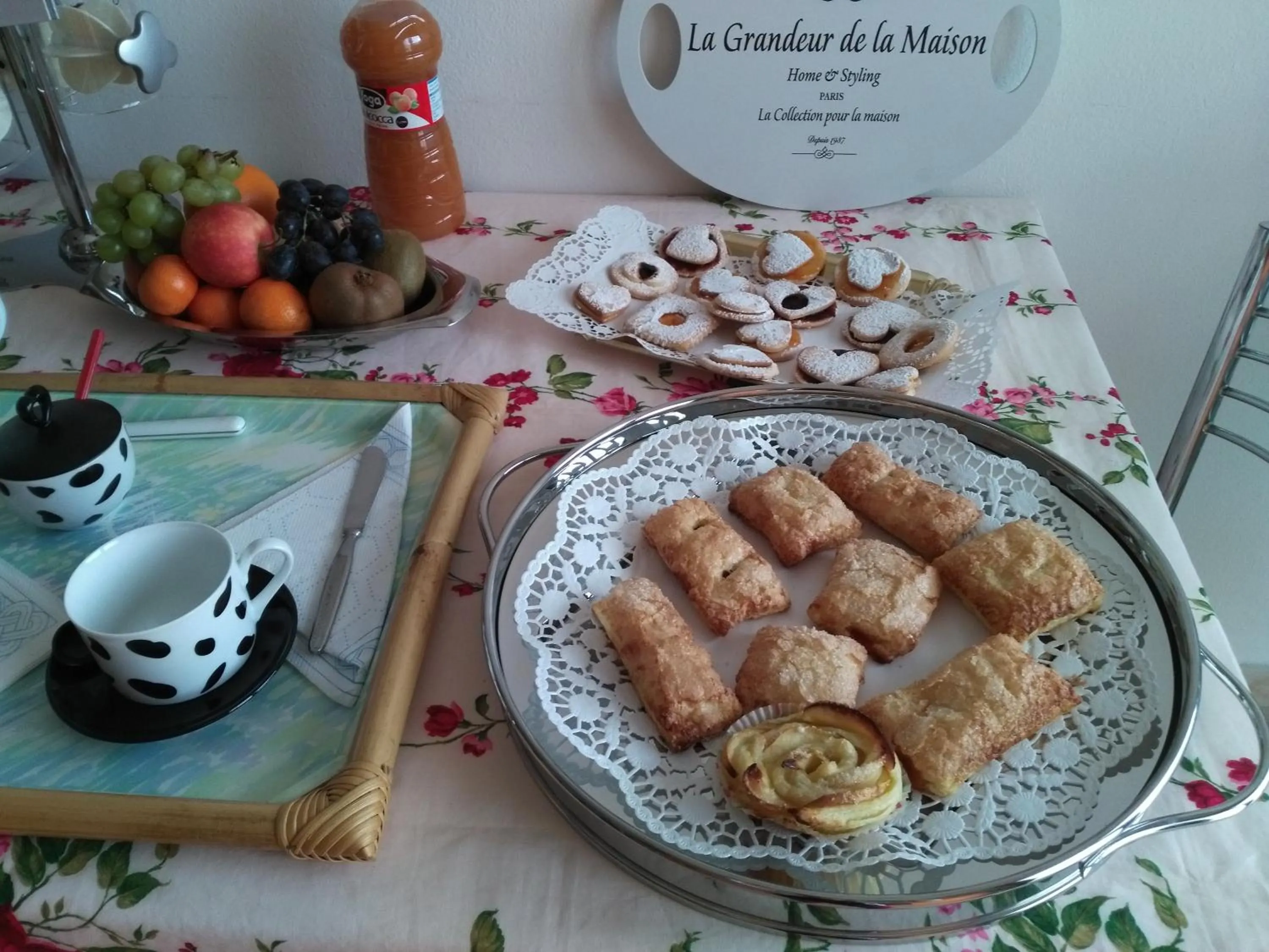 Food and drinks in B&B Su Canistreddu