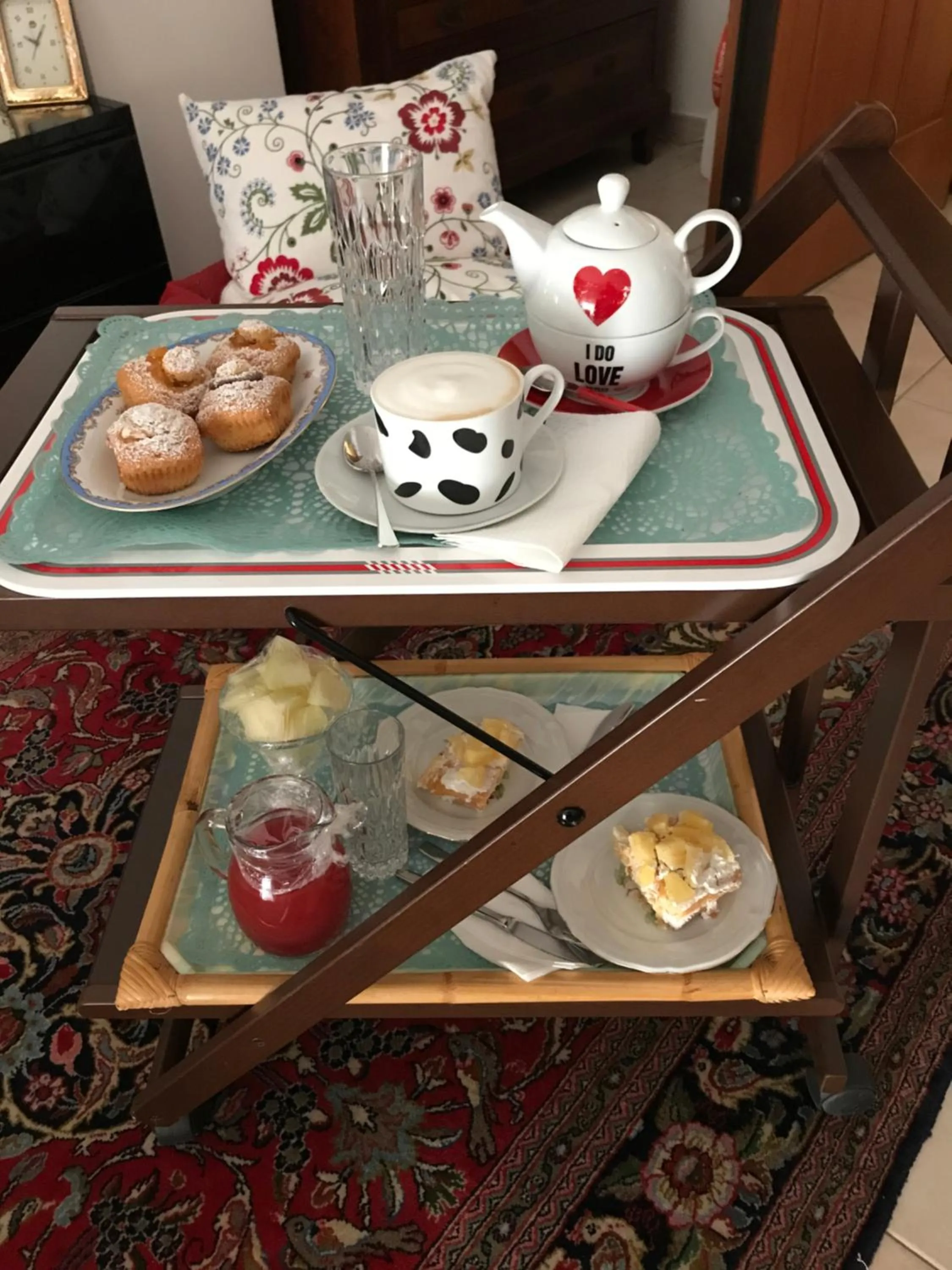 Continental breakfast in B&B Su Canistreddu