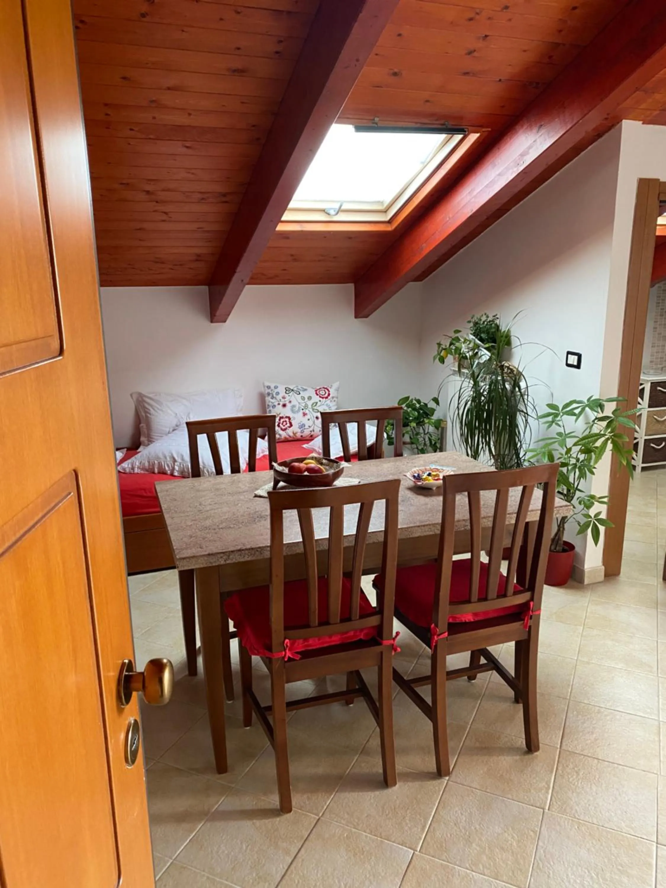 Seating area in B&B Su Canistreddu