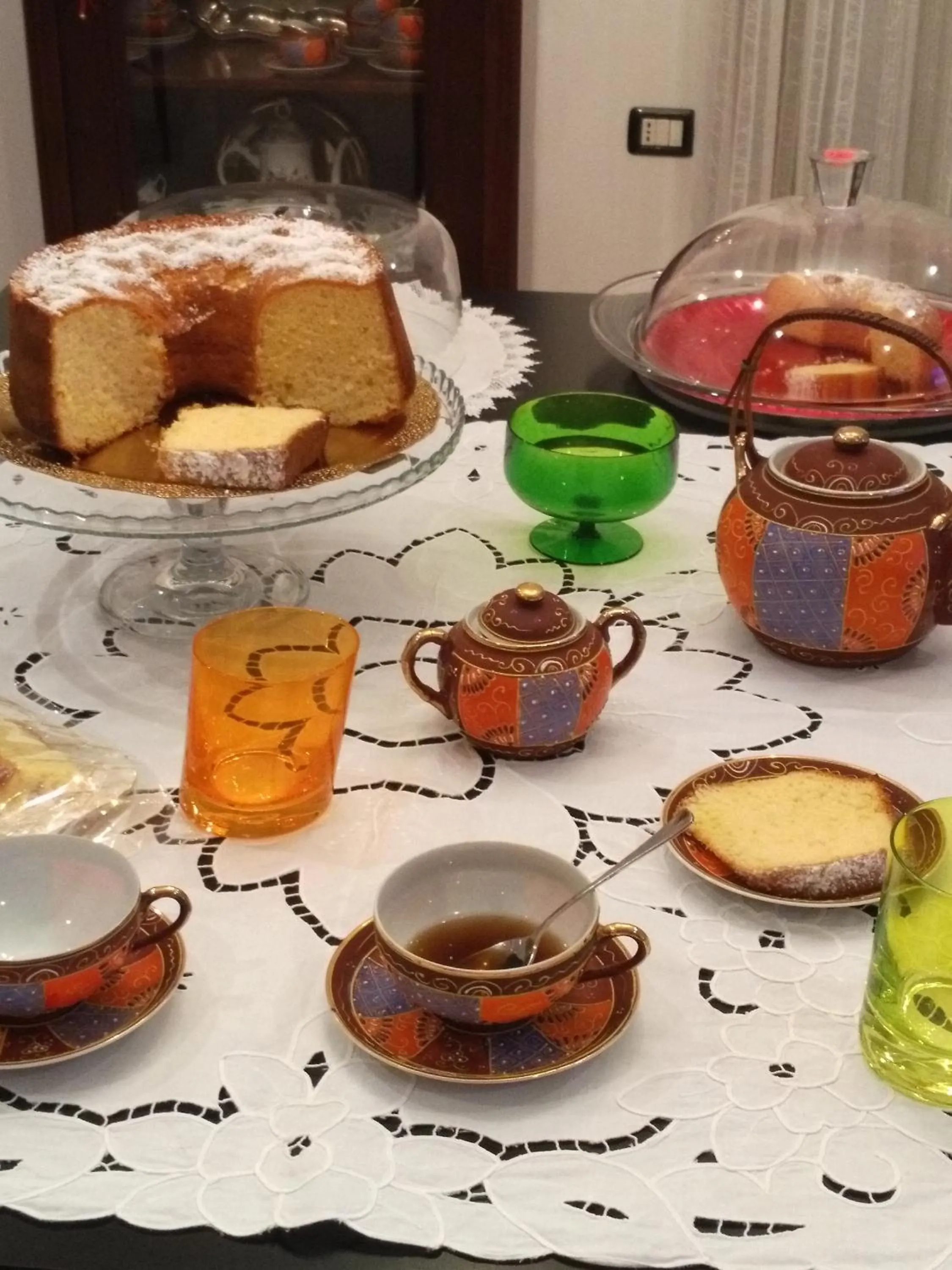 Food close-up in B&B Su Canistreddu