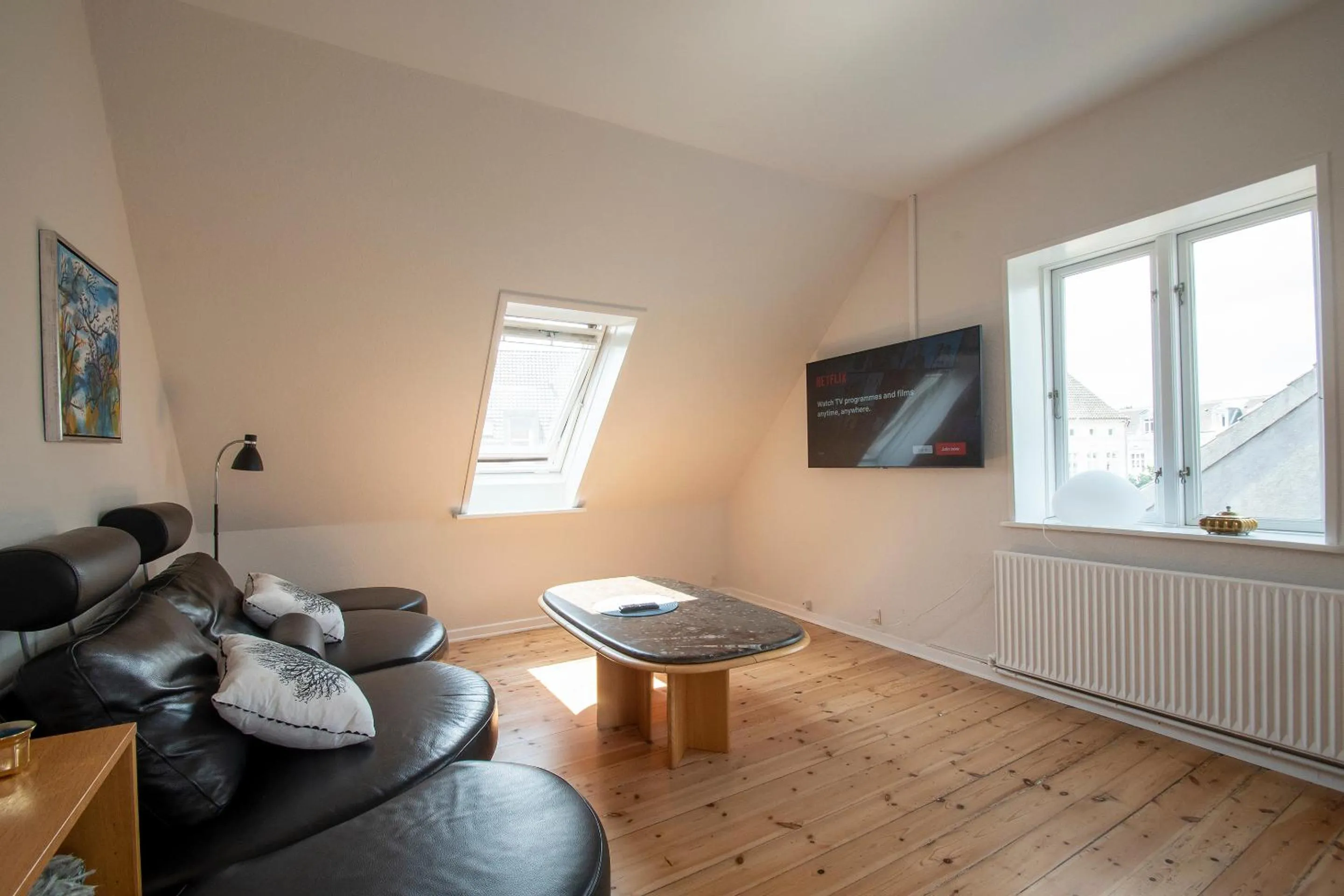 Communal lounge/ TV room in Det Gamle Rådhus