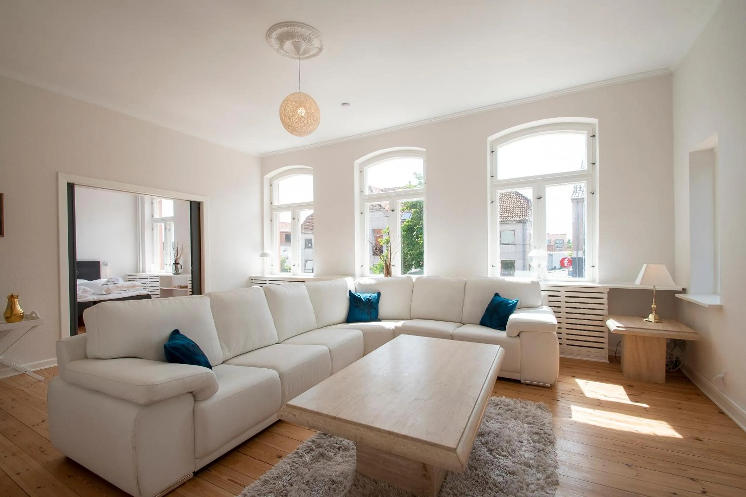 Living room in Det Gamle Rådhus