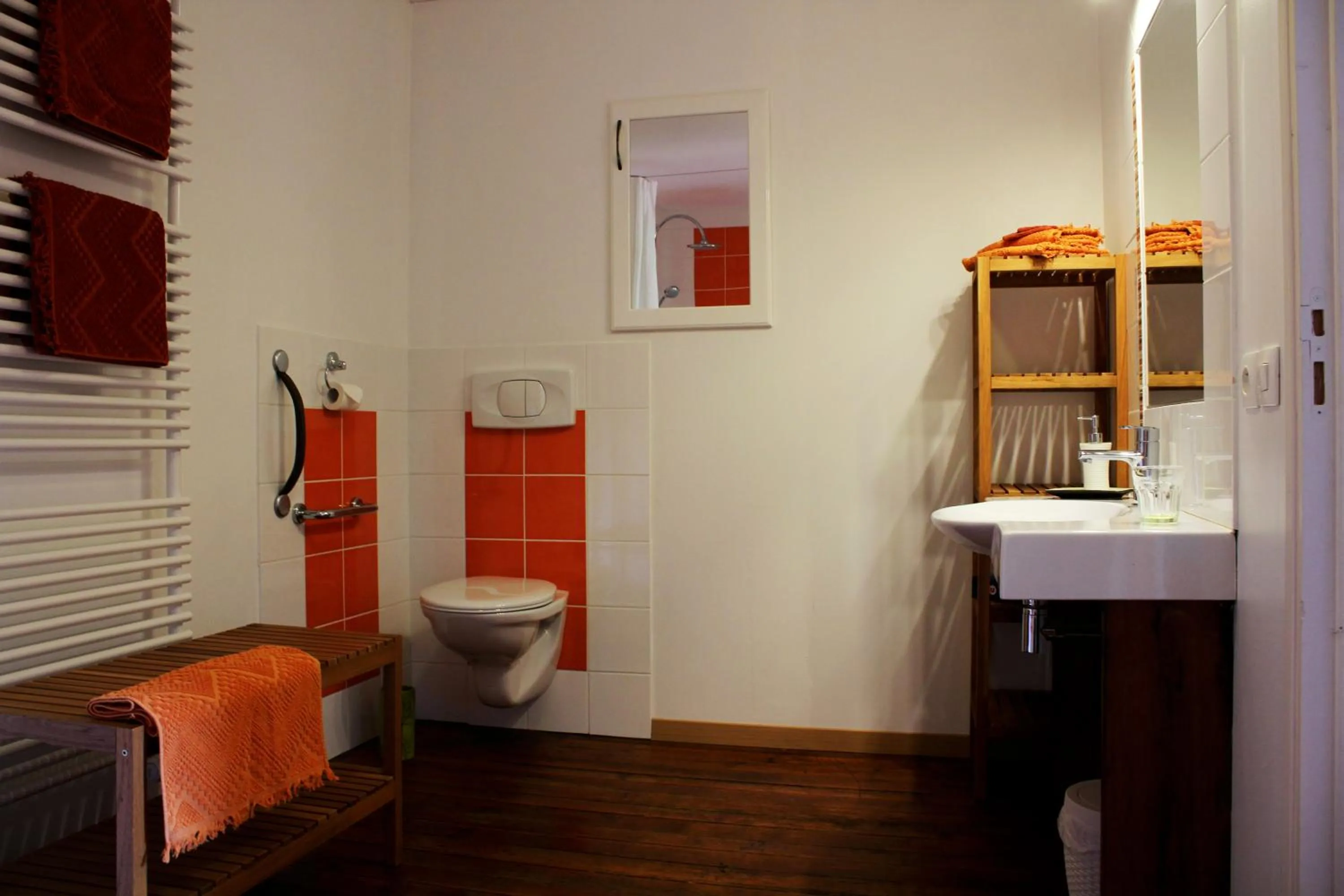 Bathroom in Moulin Pont Vieux Chambres d'hôtes