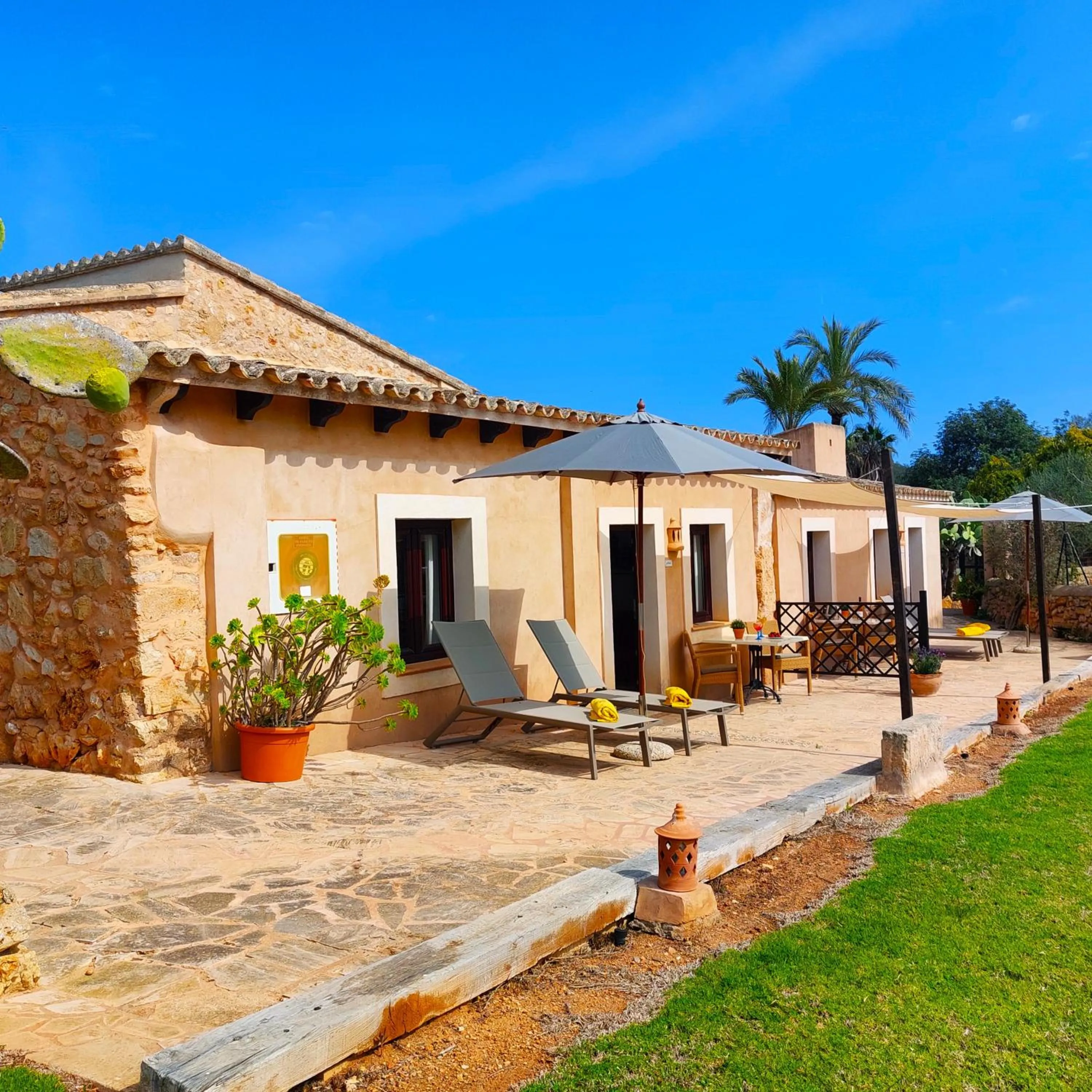 Garden view in Boutique Hotel Sa Galera