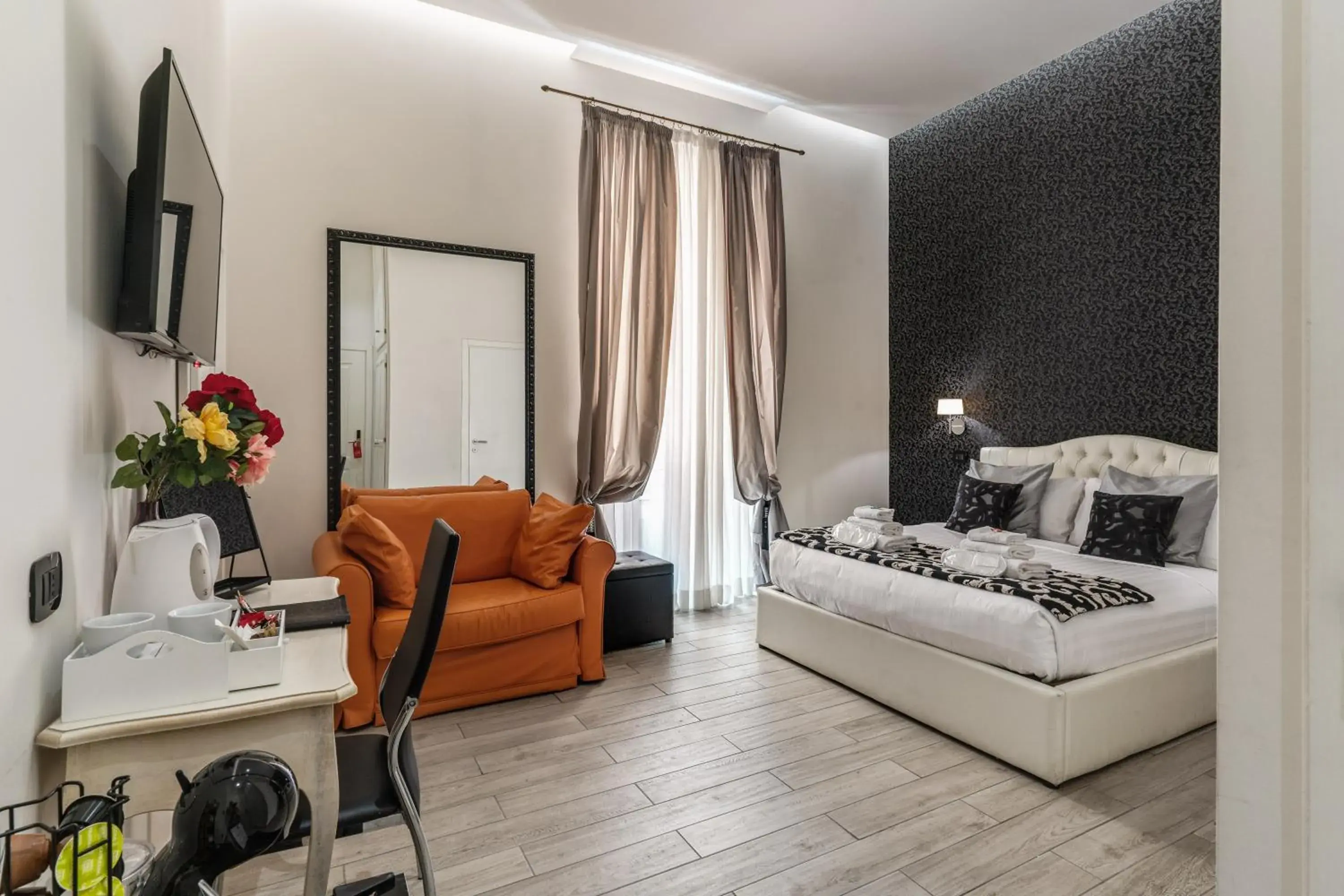 Bed in Operà Suites Pinciana Bed in Operà Suites Pinciana