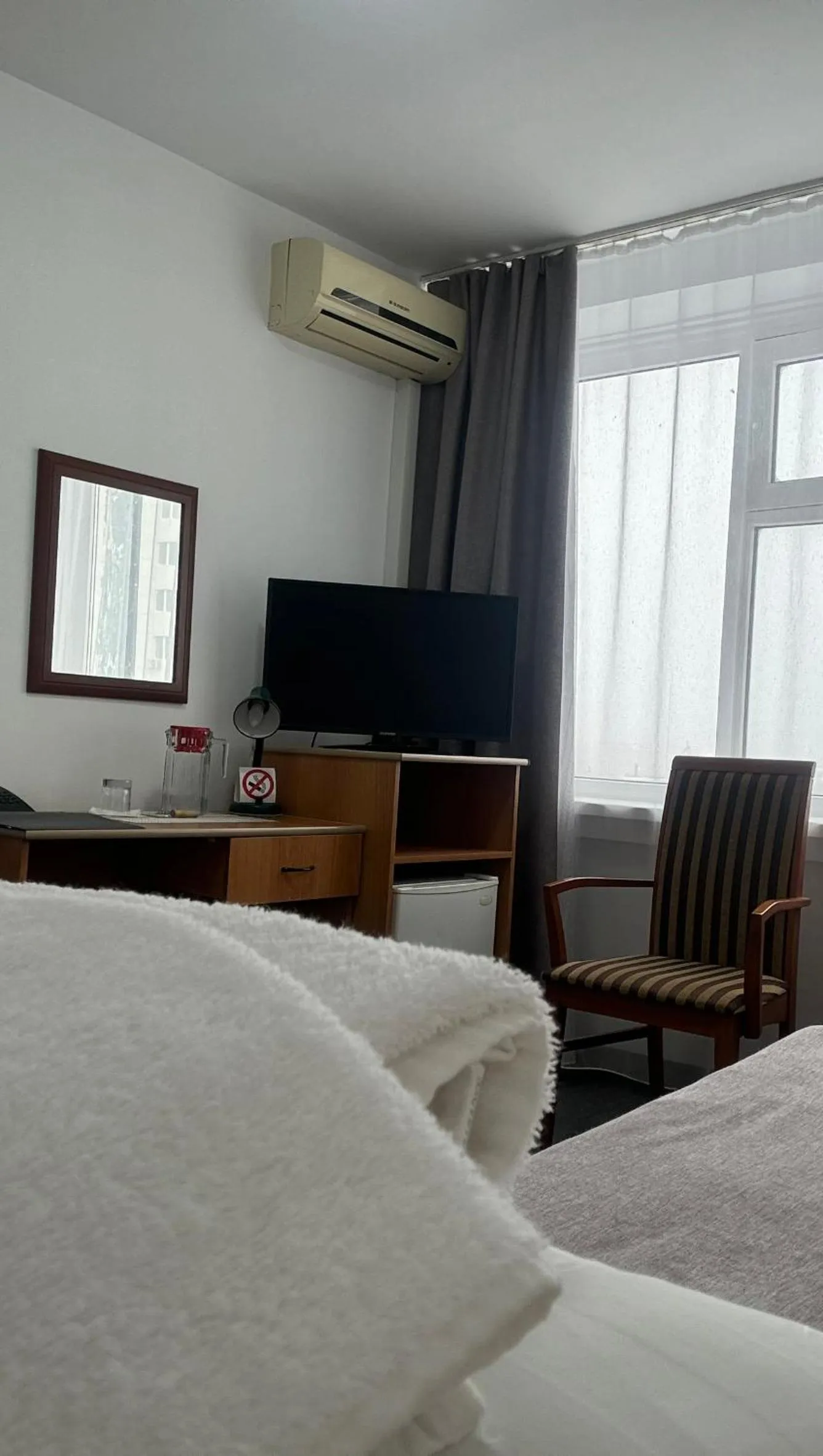 Photo of the whole room, Bed in Aktobe Hotel