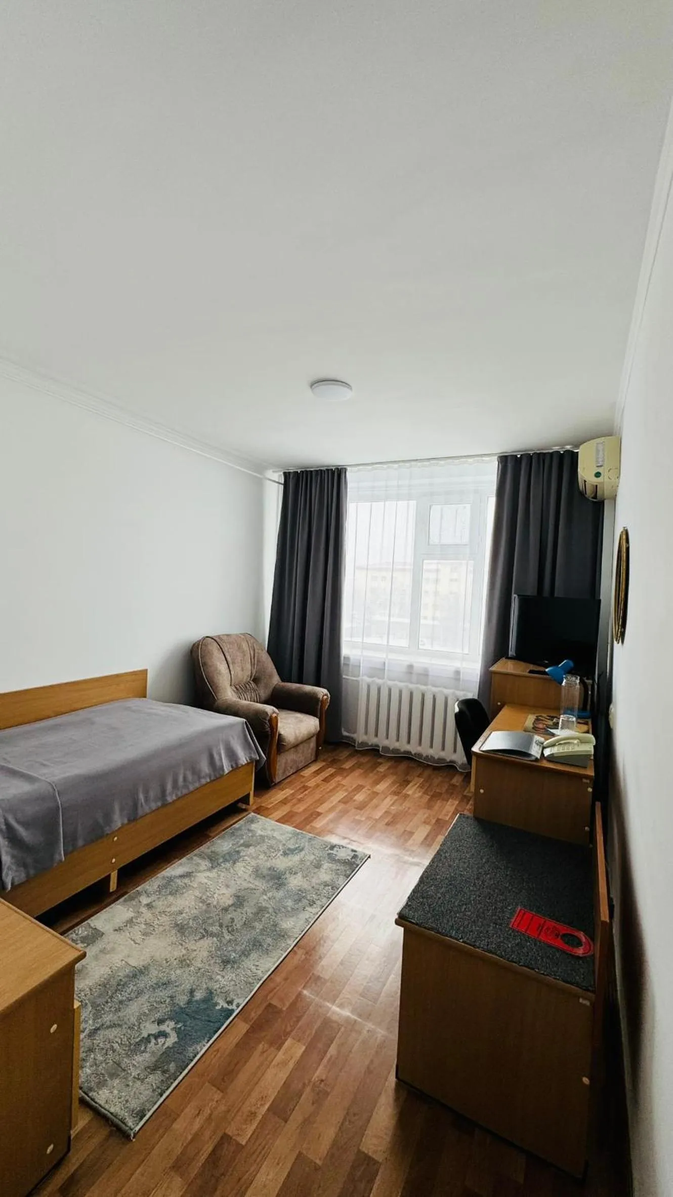 Photo of the whole room, Bed in Aktobe Hotel