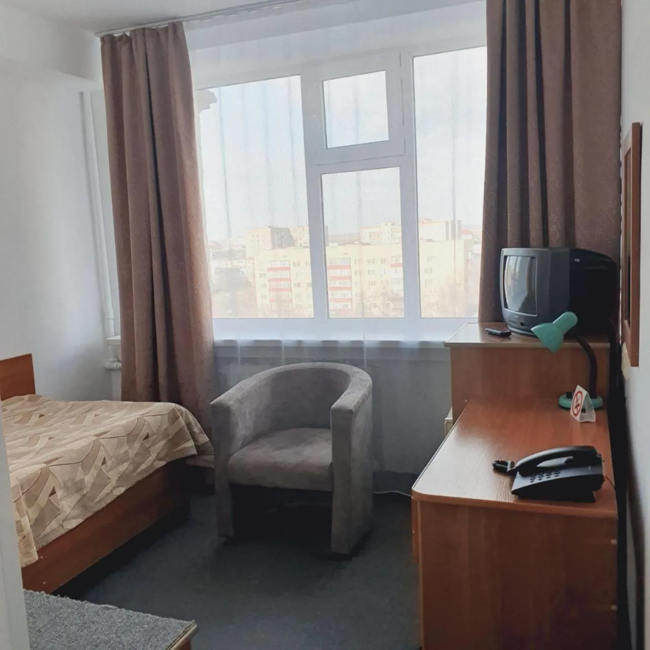 Photo of the whole room, Bed in Aktobe Hotel