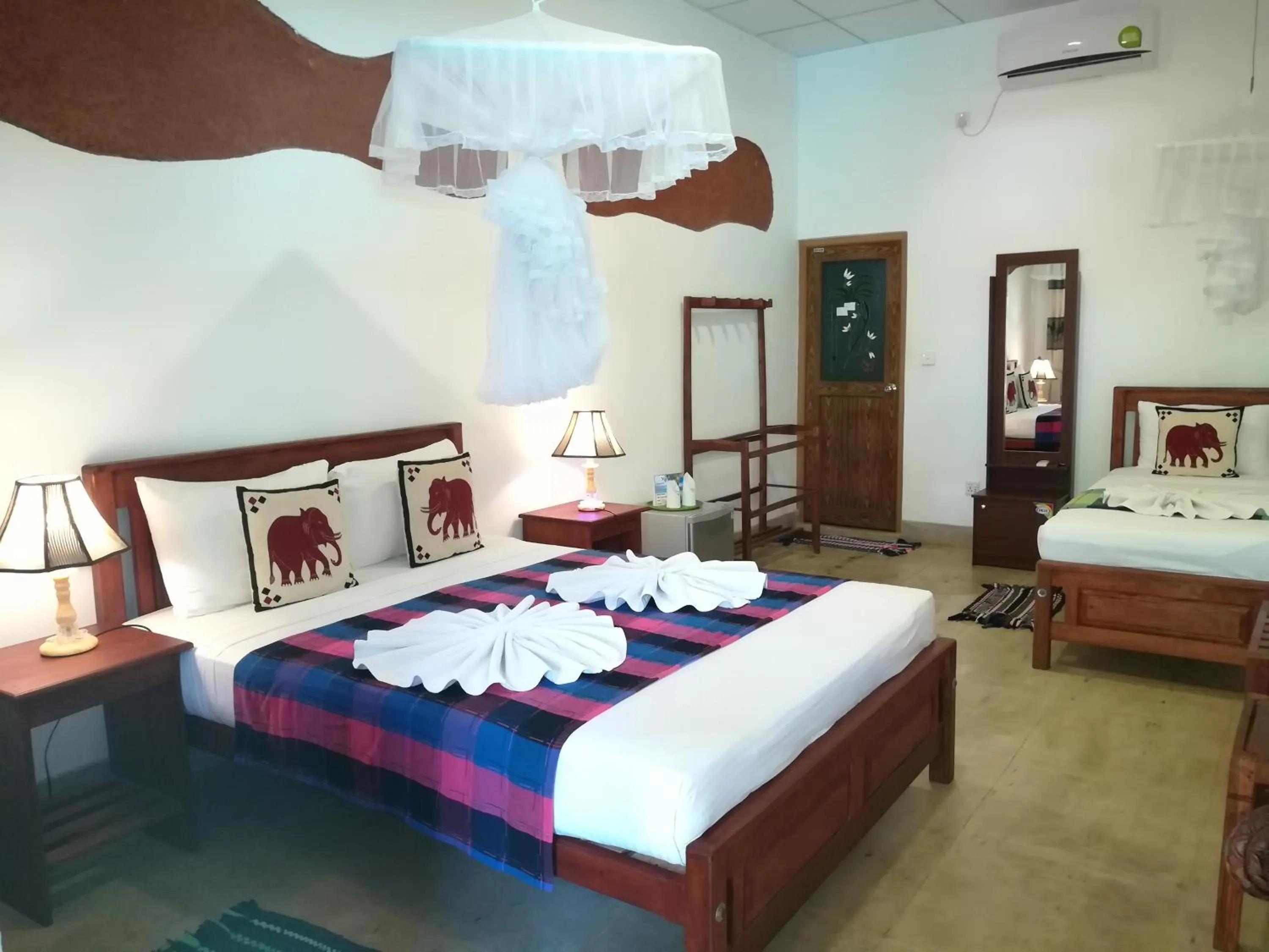 Bedroom, Bed in The Nature Park Villa