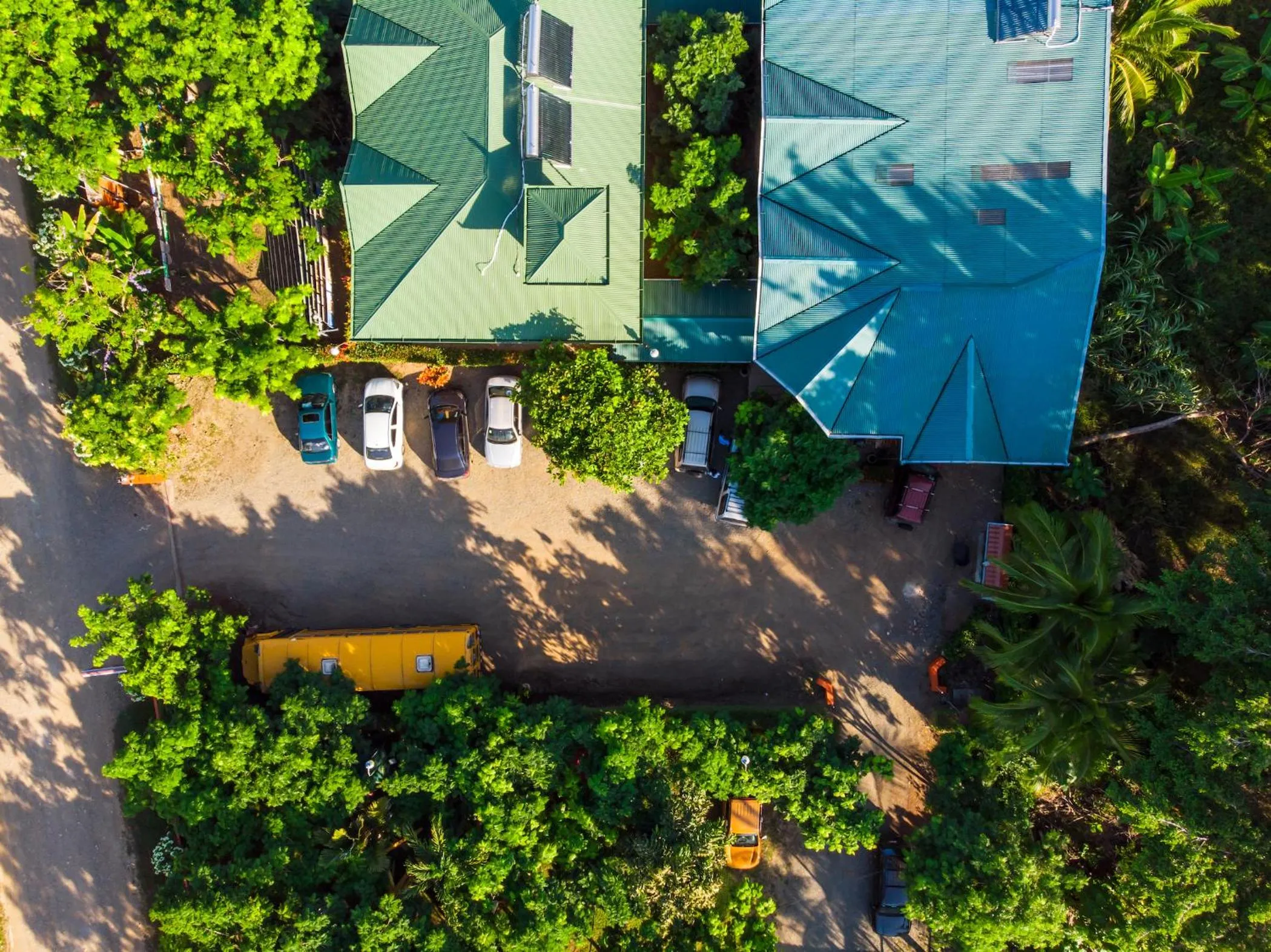 Bird's eye view in Hotel Cabinas el Tecal