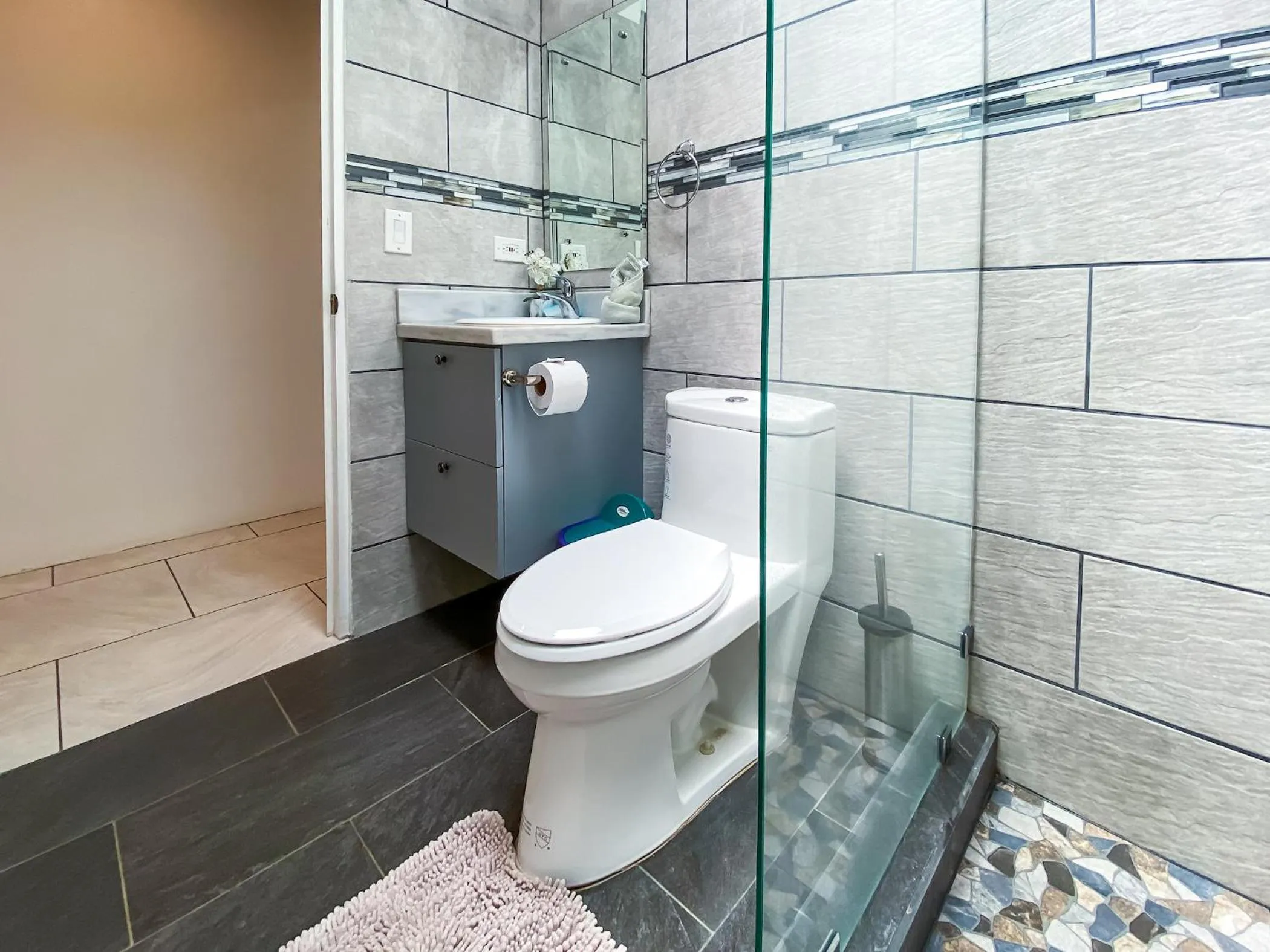 Bathroom in Hotel Cabinas el Tecal