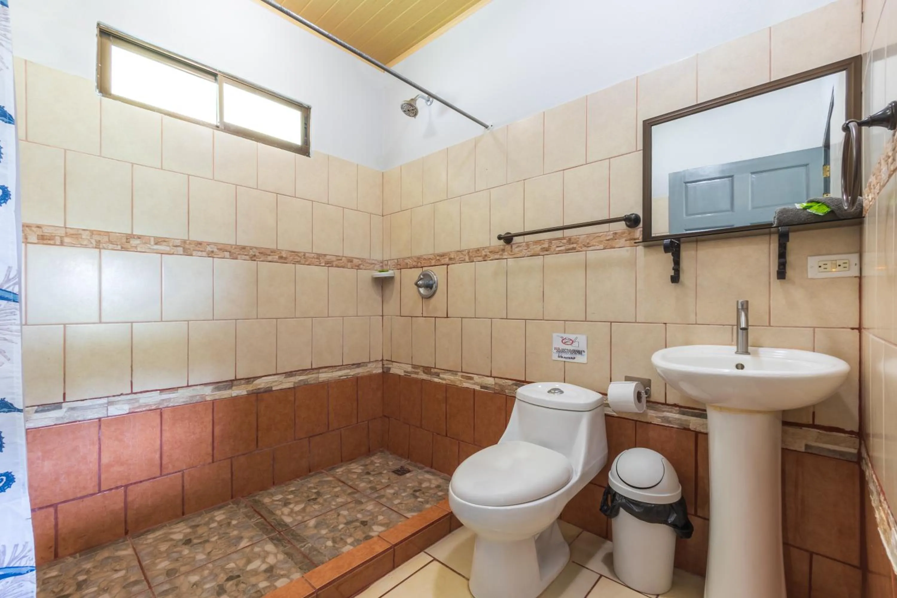 Bathroom in Hotel Cabinas el Tecal