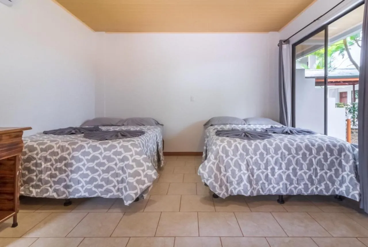 Bed in Hotel Cabinas el Tecal