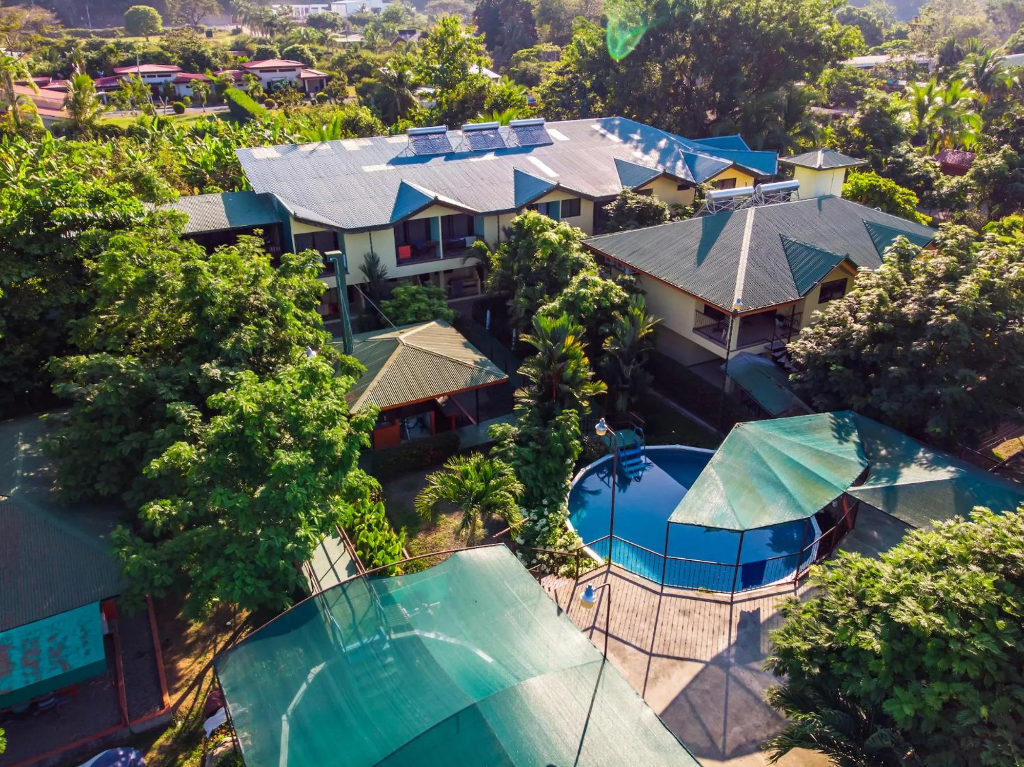 Bird's eye view in Hotel Cabinas el Tecal
