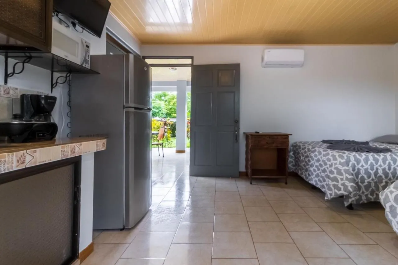 Bed in Hotel Cabinas el Tecal