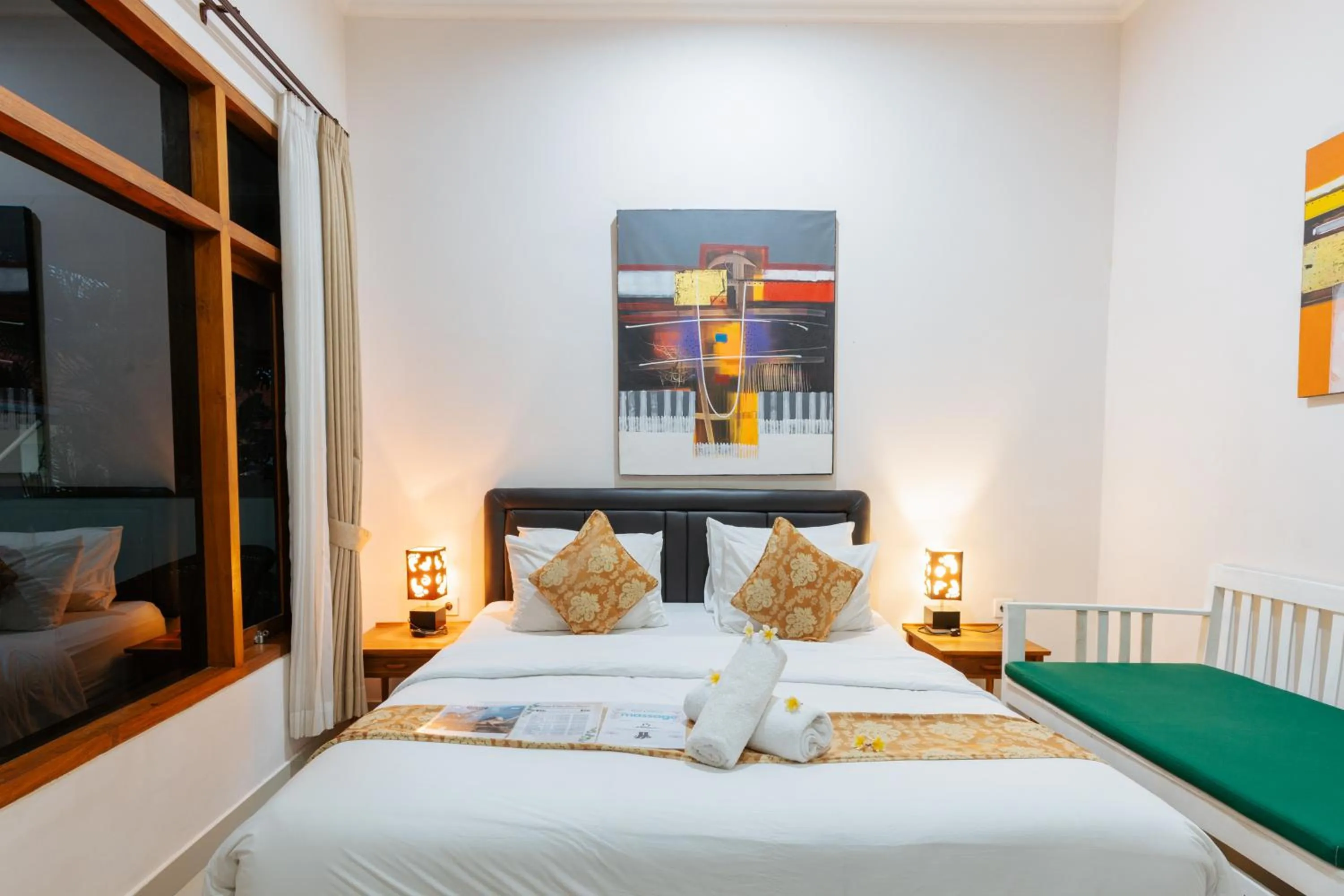 Bed in Ocean Villa Dive Resort - Tulamben