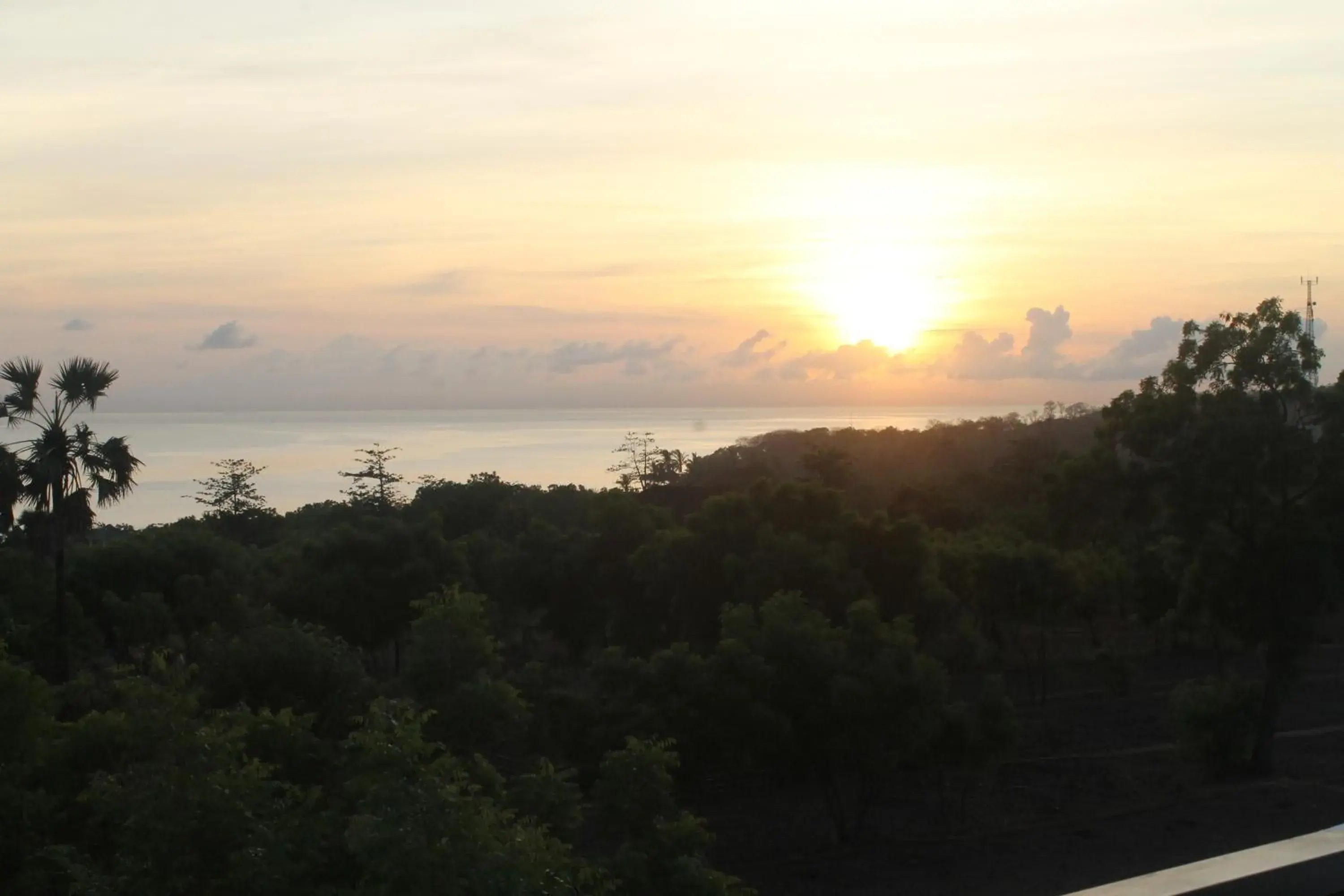 Sea view in Ocean Villa Dive Resort - Tulamben Sea view in Ocean Villa Dive Resort - Tulamben