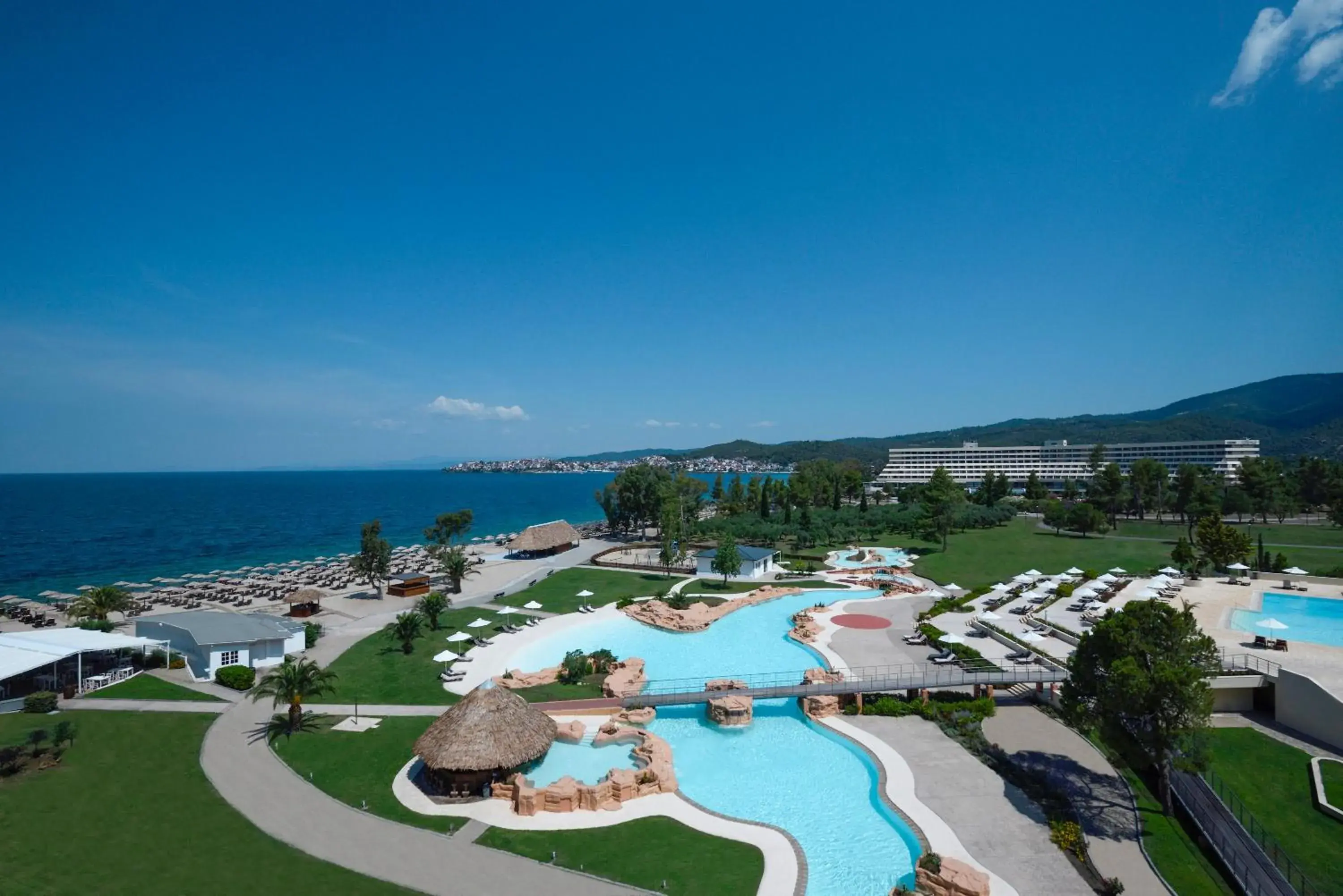 Bird's eye view in Porto Carras Meliton Bird's eye view in Porto Carras Meliton