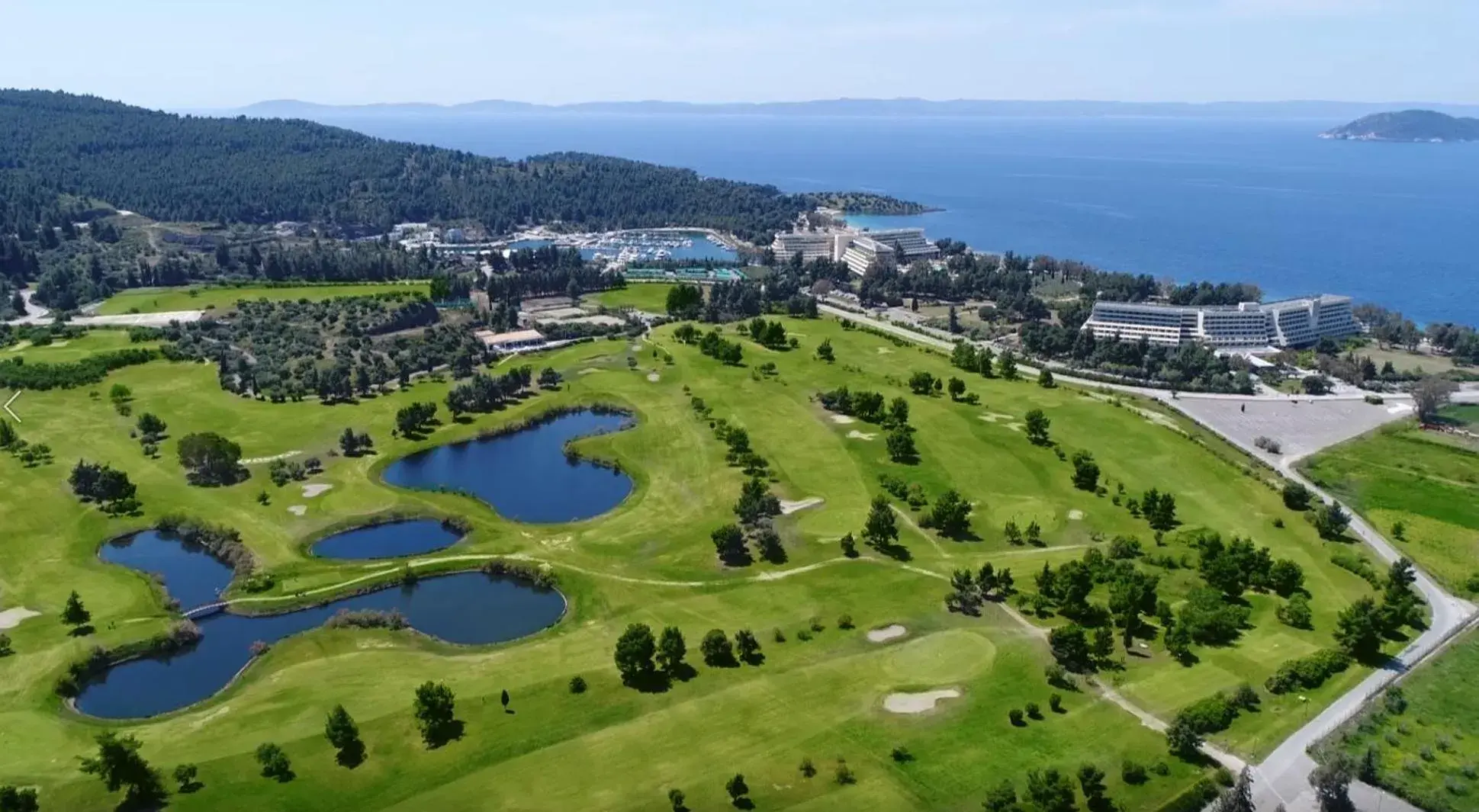 Bird's eye view in Porto Carras Meliton Bird's eye view in Porto Carras Meliton