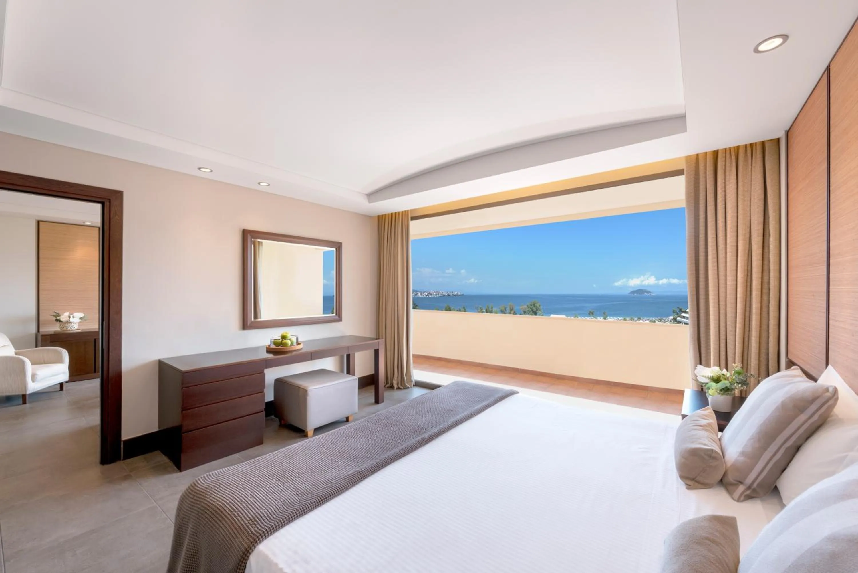 Bedroom, Bed in Porto Carras Meliton