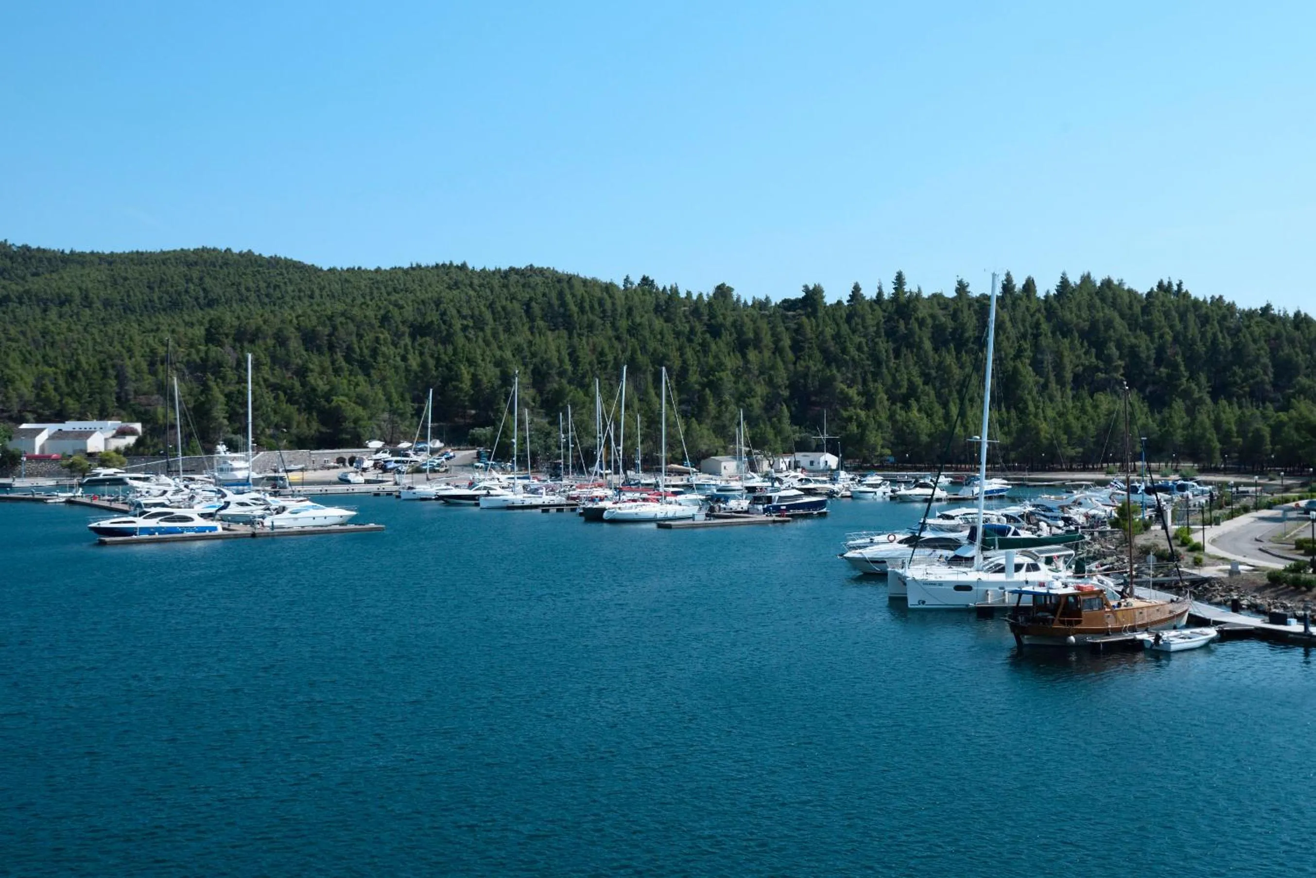 Natural landscape in Porto Carras Meliton